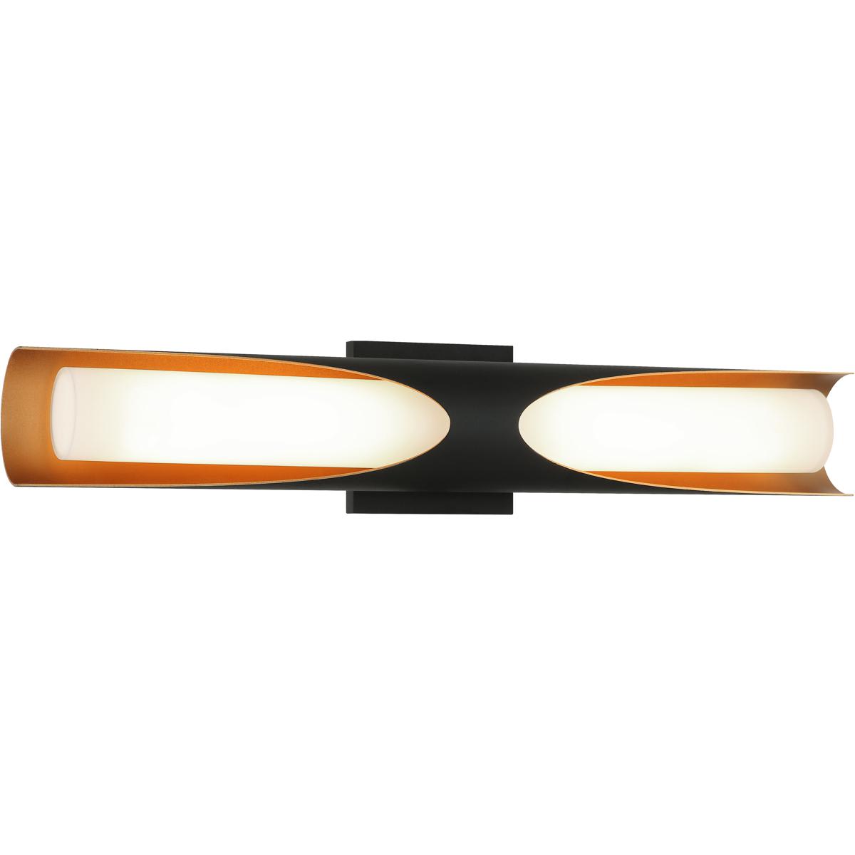 Matteo  Lighting S12324MB Pedro LED 24 inch Matte Black Wall Sconce Wall Light