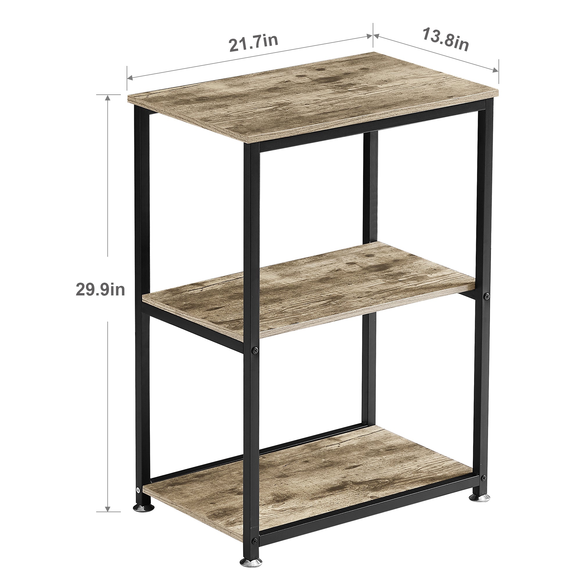 Vecelo LOE-XF-NT05-GRY-A2 End-Tables - View #3