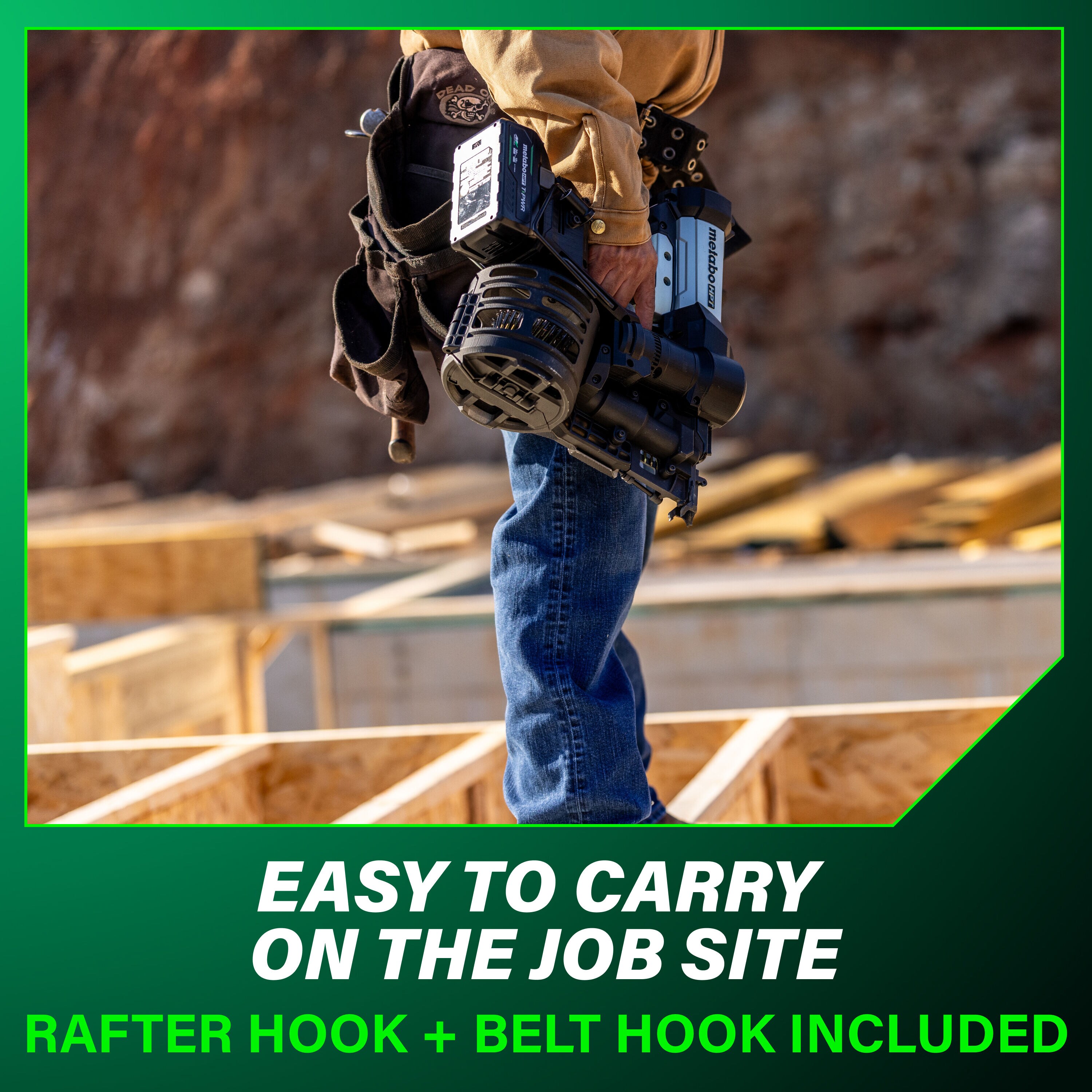 Metabo HPT NV1890DAQRY Cordless-Nailer - View #12