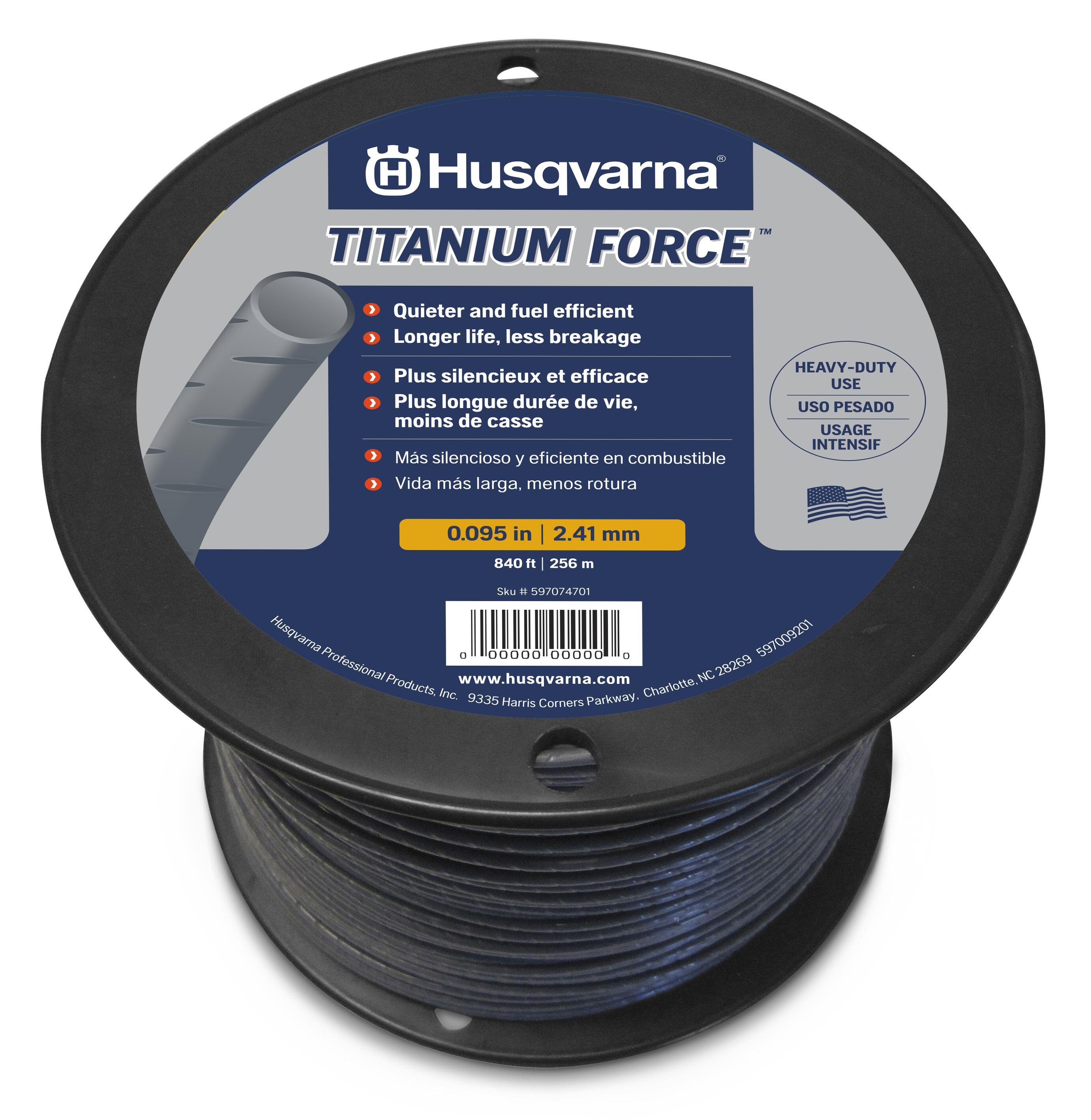 By Forcely Xxx Video - Husqvarna Titanium Force 0.095-in x 840-ft Spooled Trimmer Line in the  String Trimmer Line department at Lowes.com