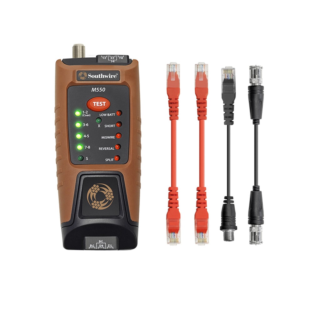 Southwire Tools and Equipment M550 Continuity Tester for Data and Coax Cables 