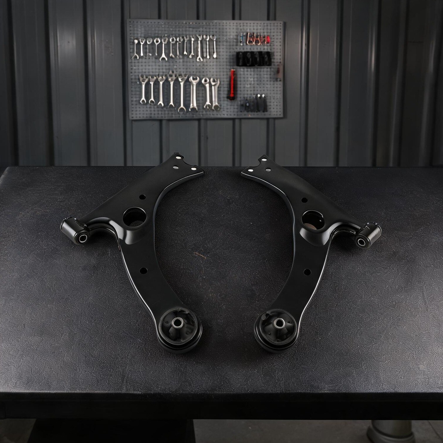 Watnature Steel Rubber Front Lower Control Arm Assembly Powder Coated ...