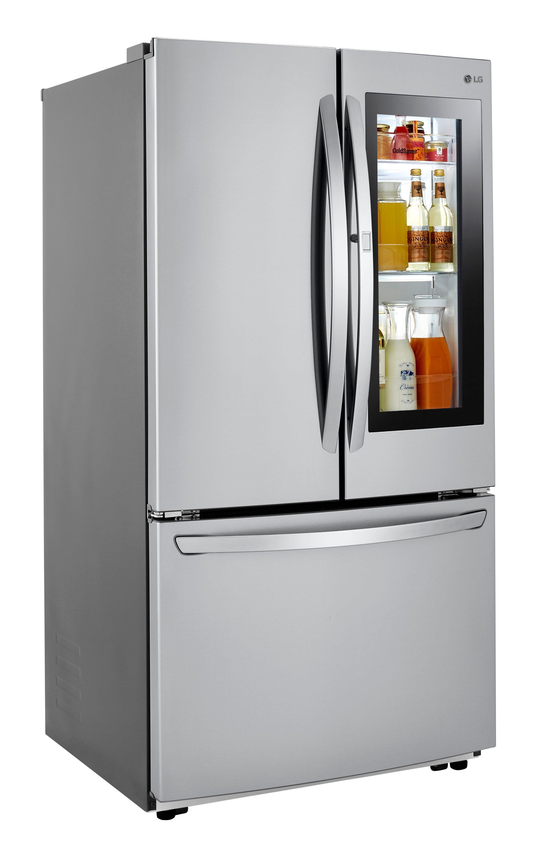 lg instaview 27 cu ft french door refrigerator reviews