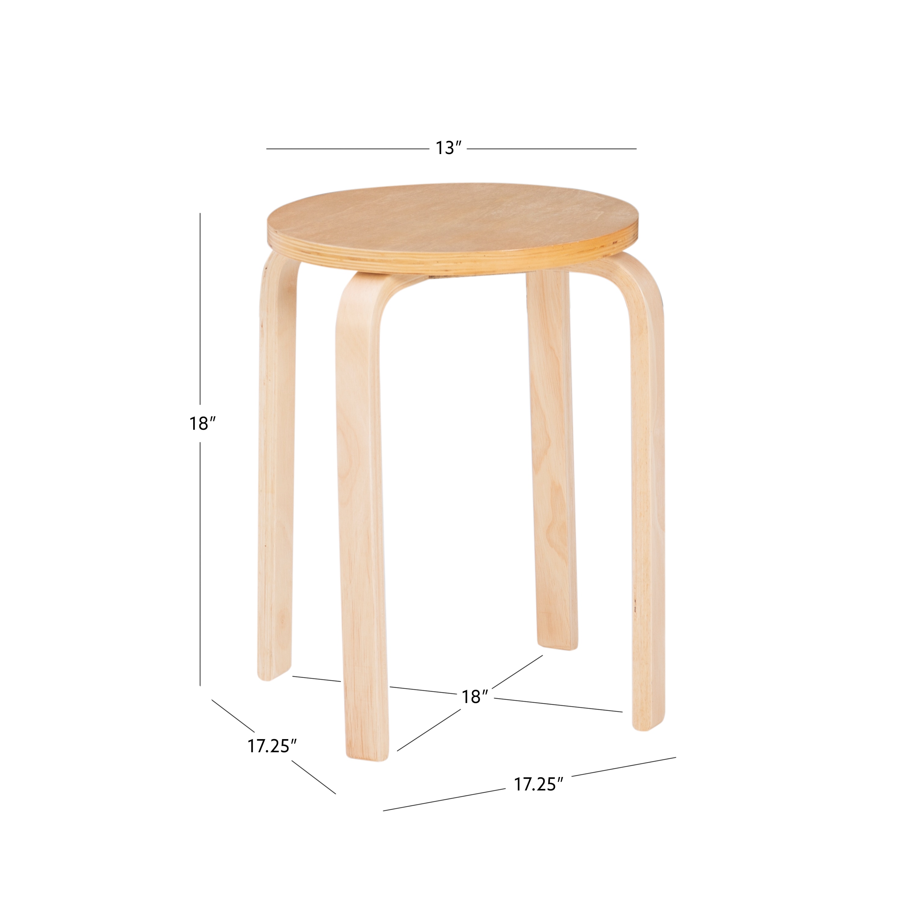 Linon 1771NAT-04-AS-U stools - View #8