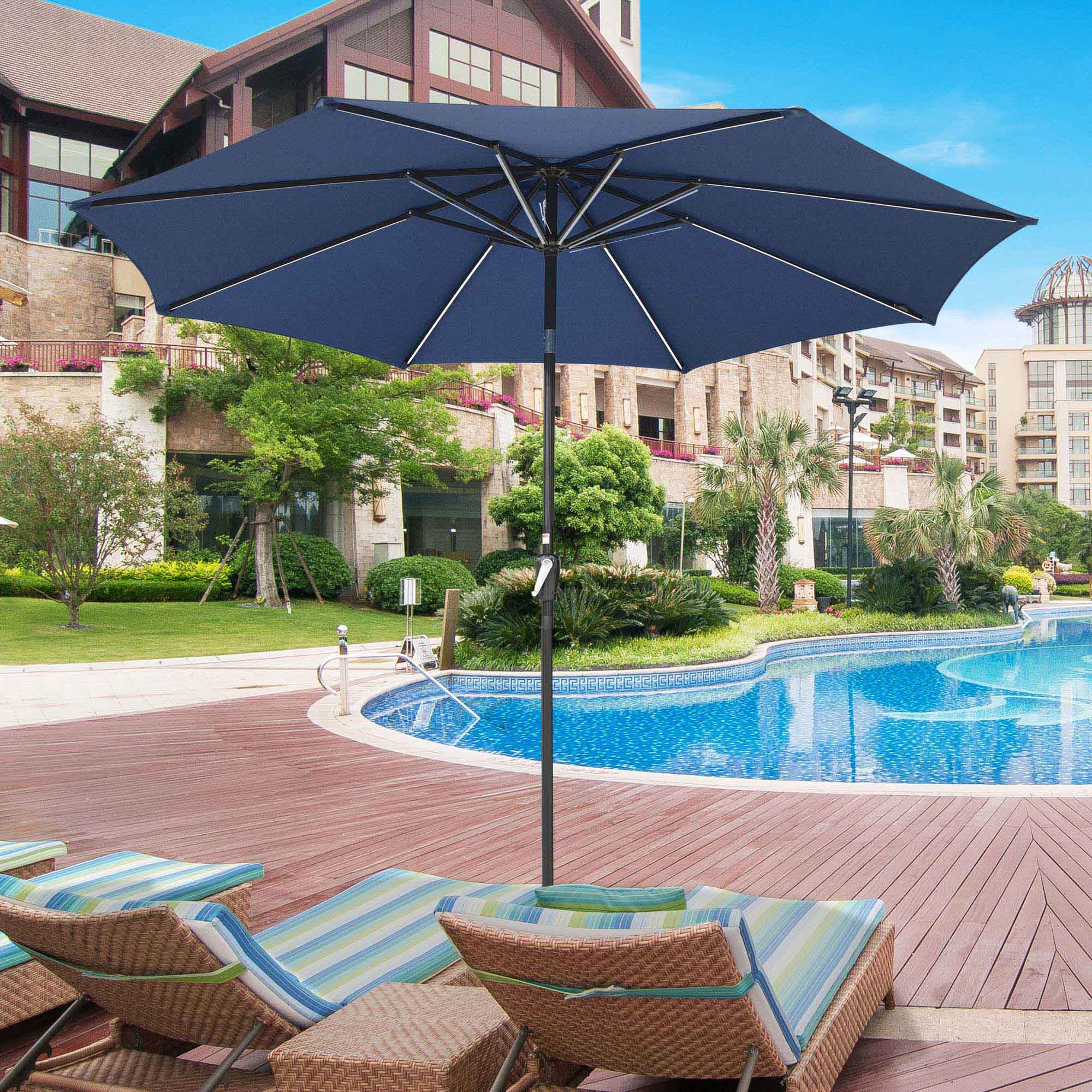 Yescom 07UMB031-9AL-NAVY-LO Umbrellas-2 - View #6