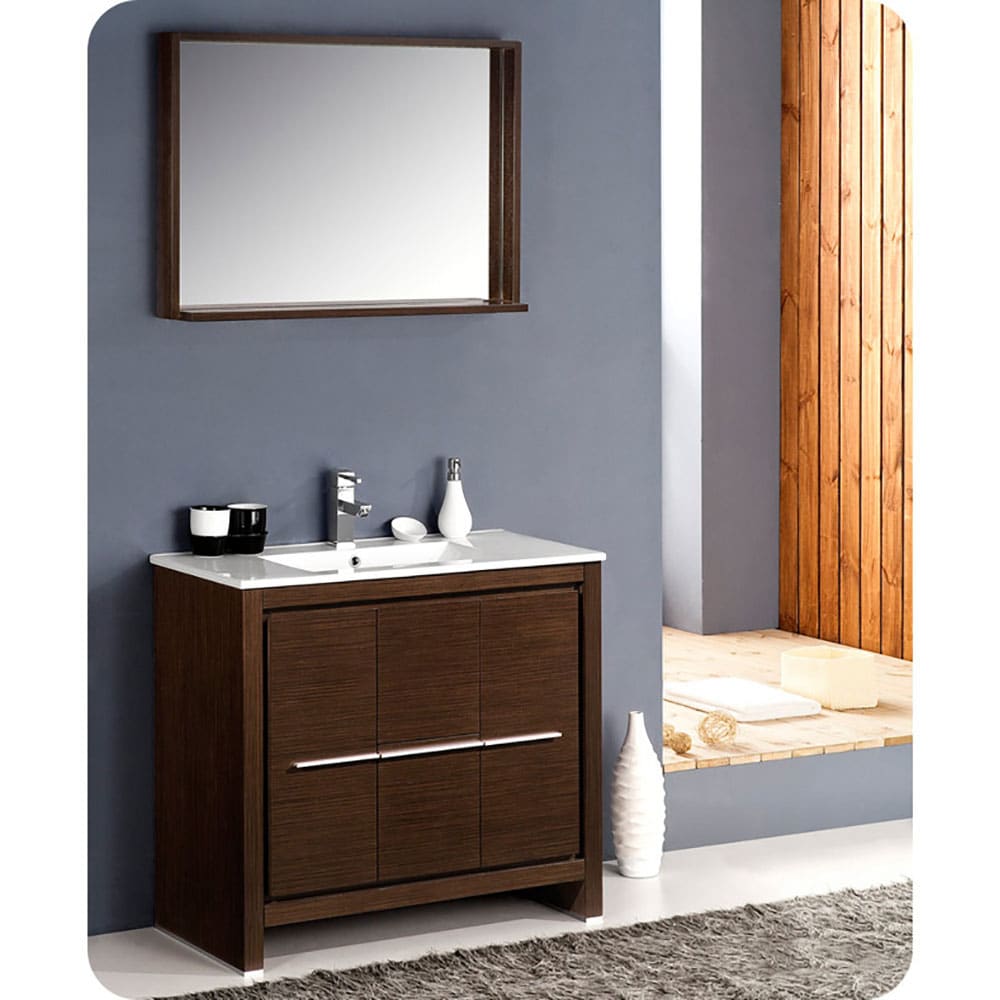 Fresca FCB8136WG-I Bath-Vanity-Combo - View #6