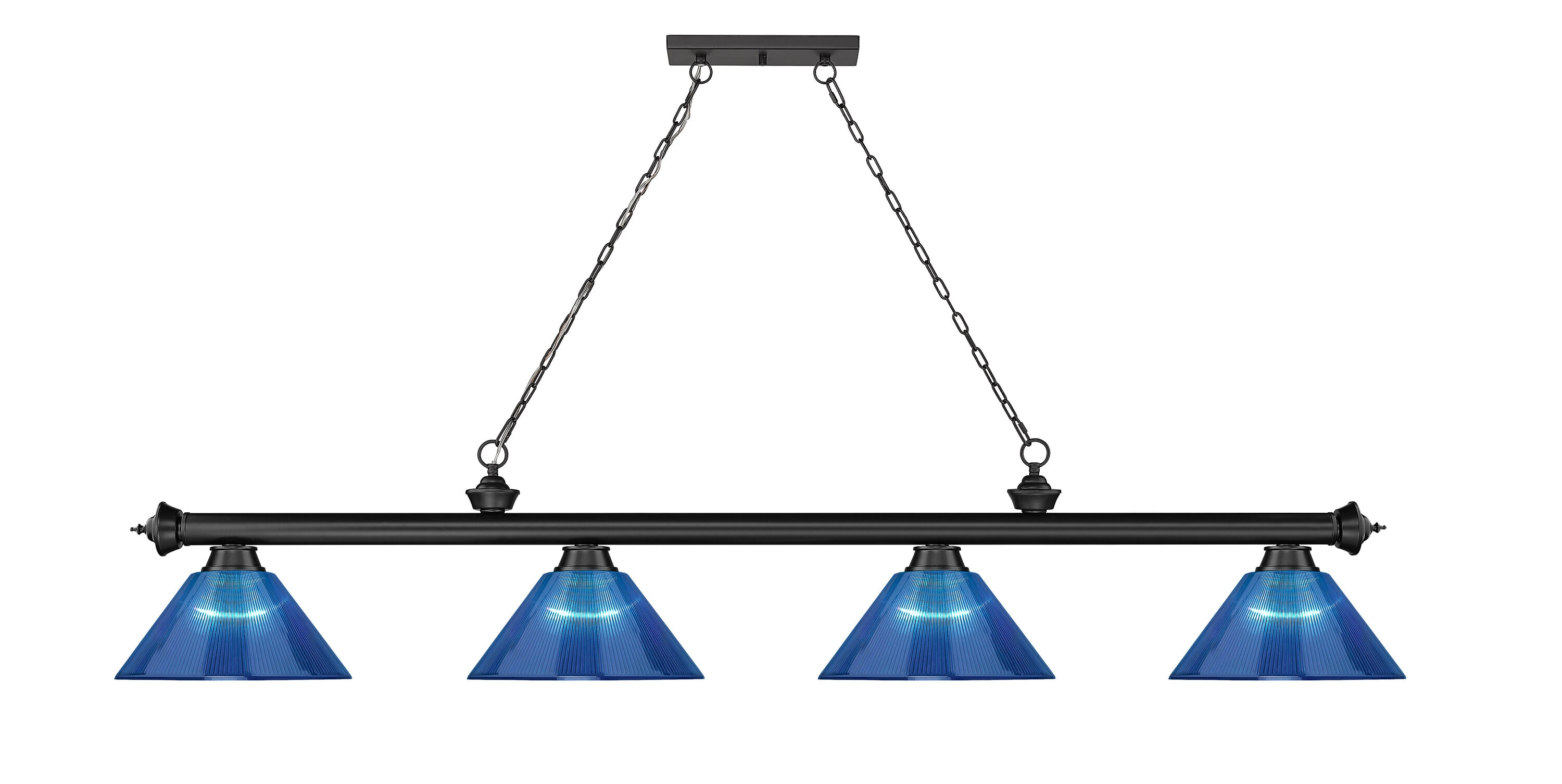 Z-Lite 2306-4MB-ARDB Pool-Table-Lighting - View #2