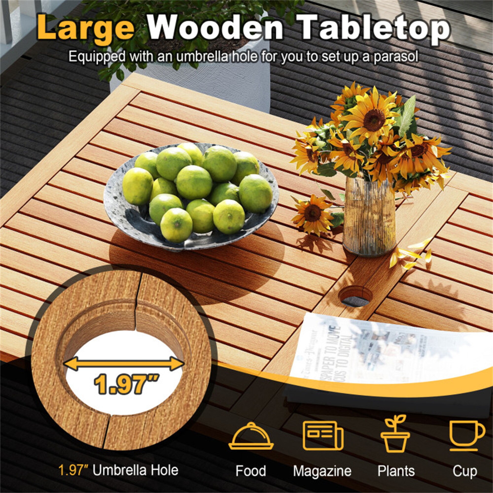 BABOOM BOM-11861BE-CO Patio-Dining-Sets - View #7