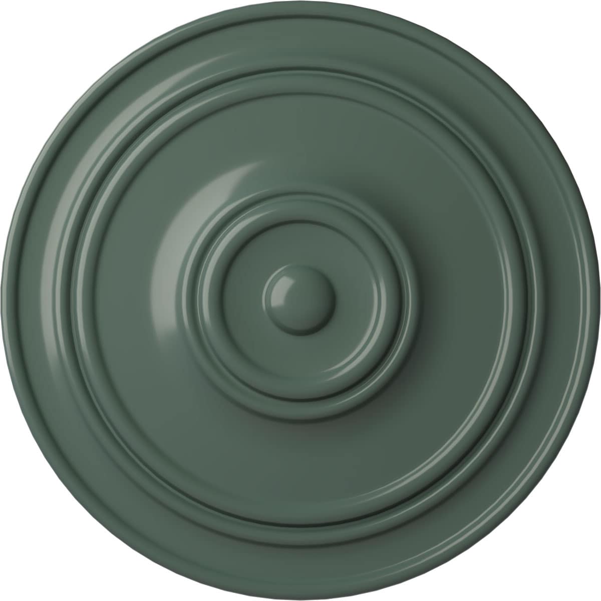 Ekena Millwork CM22CLCBF Classic 21.875-in W x 21.875-in L Cloud Burst Polyurethane Ceiling Medallion