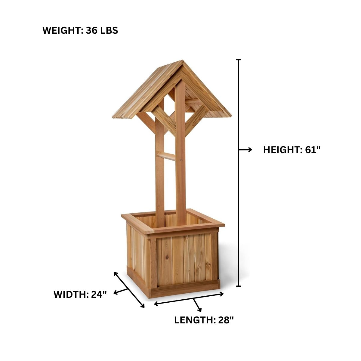 All Things Cedar WW61 Planter-Window-Box - View #2