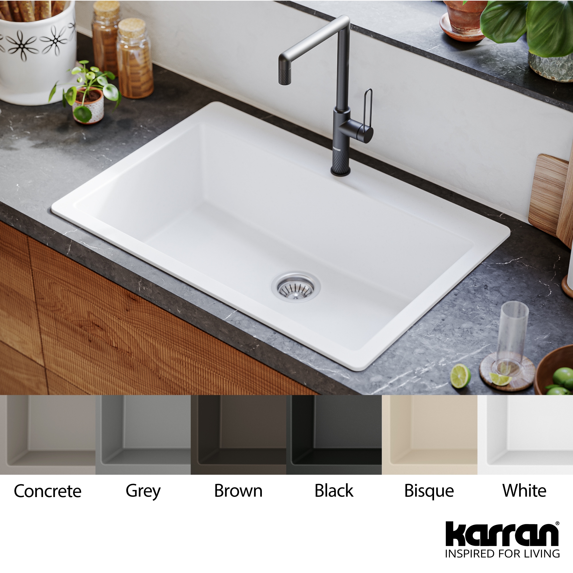 Karran QT-812-WH Kitchen-Sinks - View #11