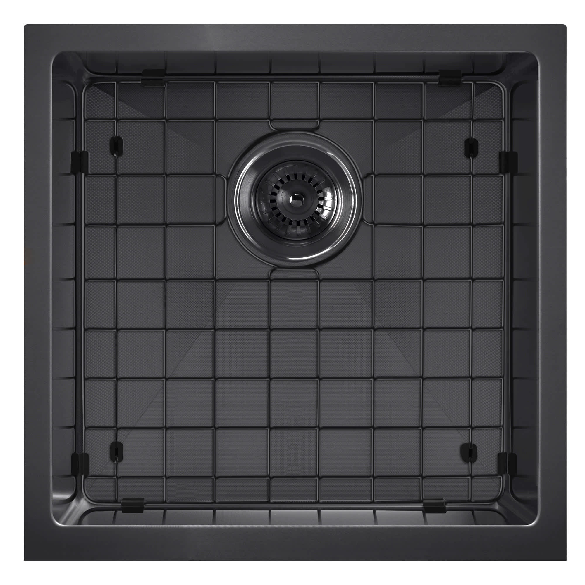 Whitehaus Collection WHNPL1818-MBLK Kitchen-Sinks - View #2