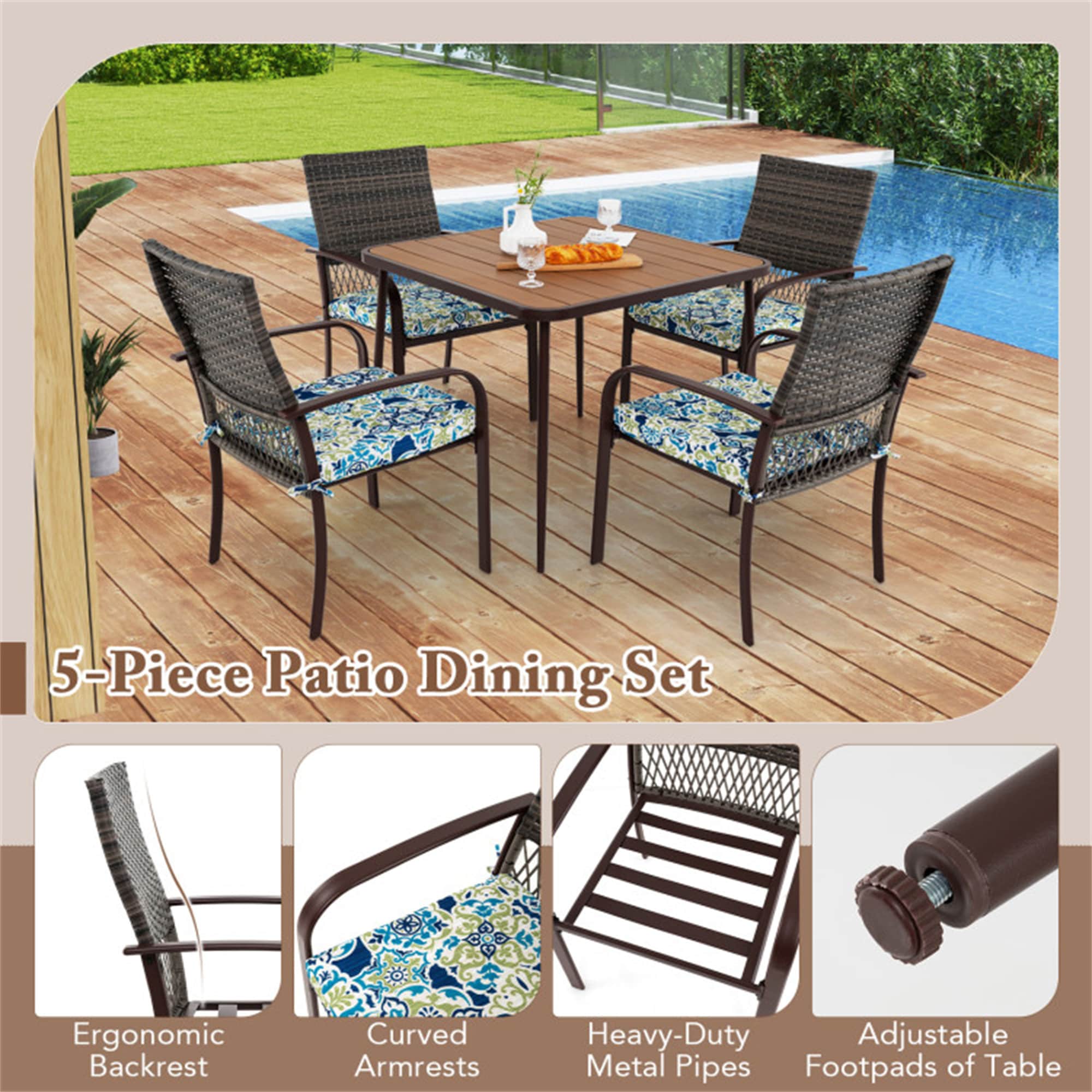 BABOOM BOM-741+-CO Patio-Dining-Sets - View #12