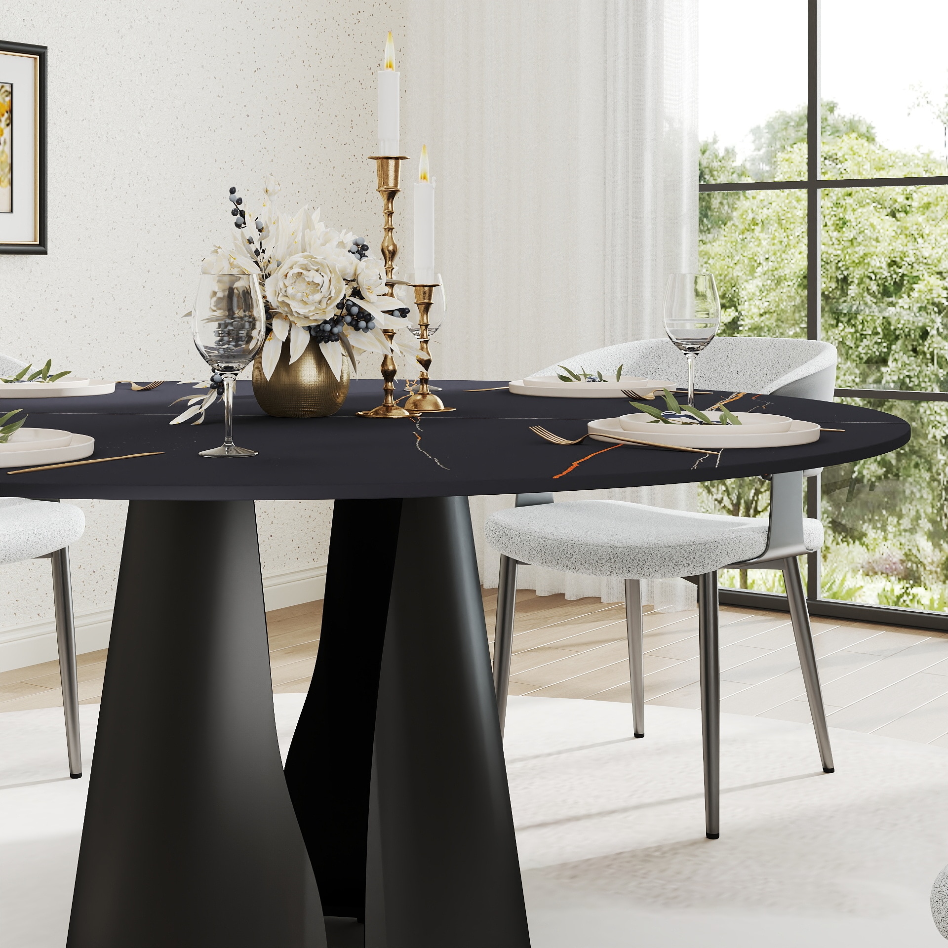 BuotiqHom DH-AT-150B-3B Dining-Tables - View #5