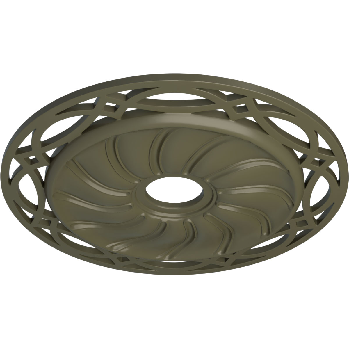 Ekena Millwork CM26LOPTF Ceiling-Medallions - View #2