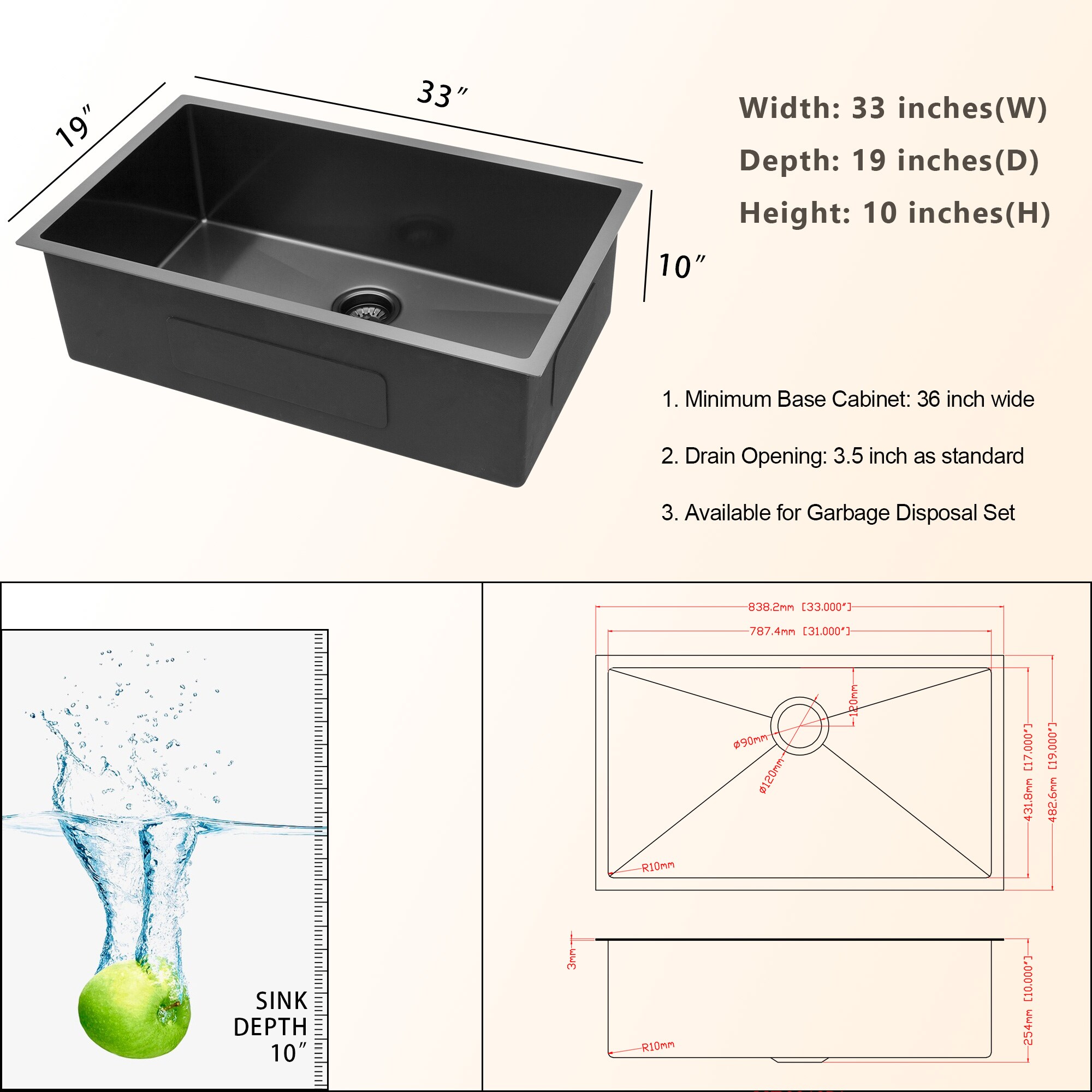 Tatayosi JL-136701 Kitchen-Sinks - View #5