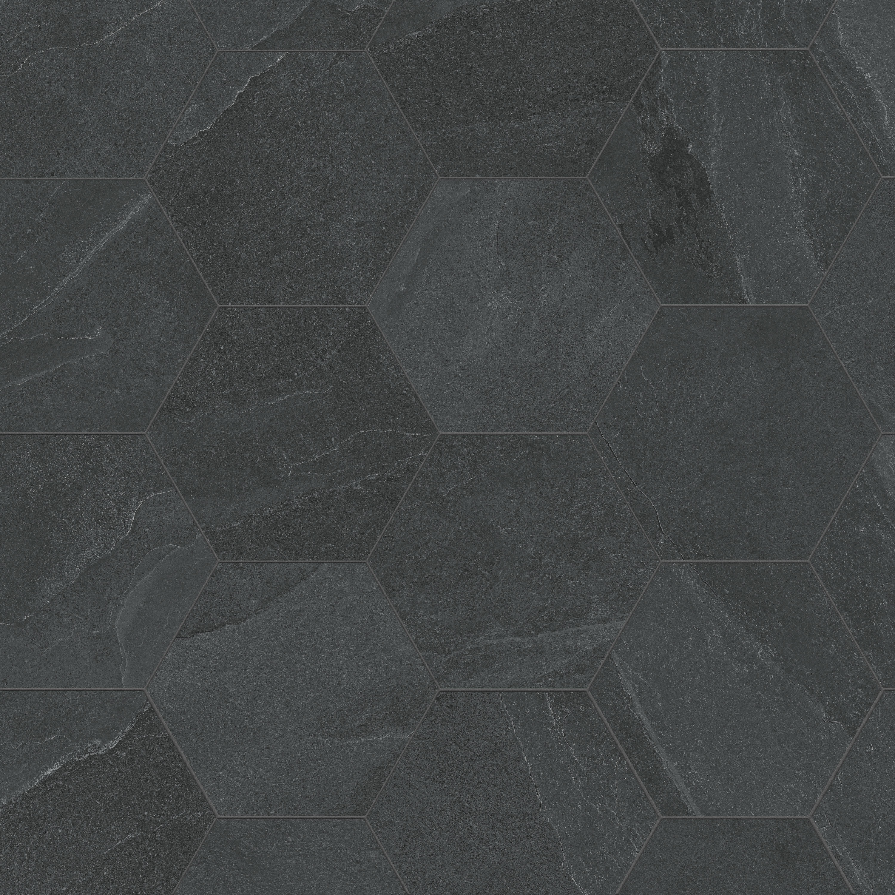 Seamless Modern Glossy Black Ceramic Tile Stock Illustration