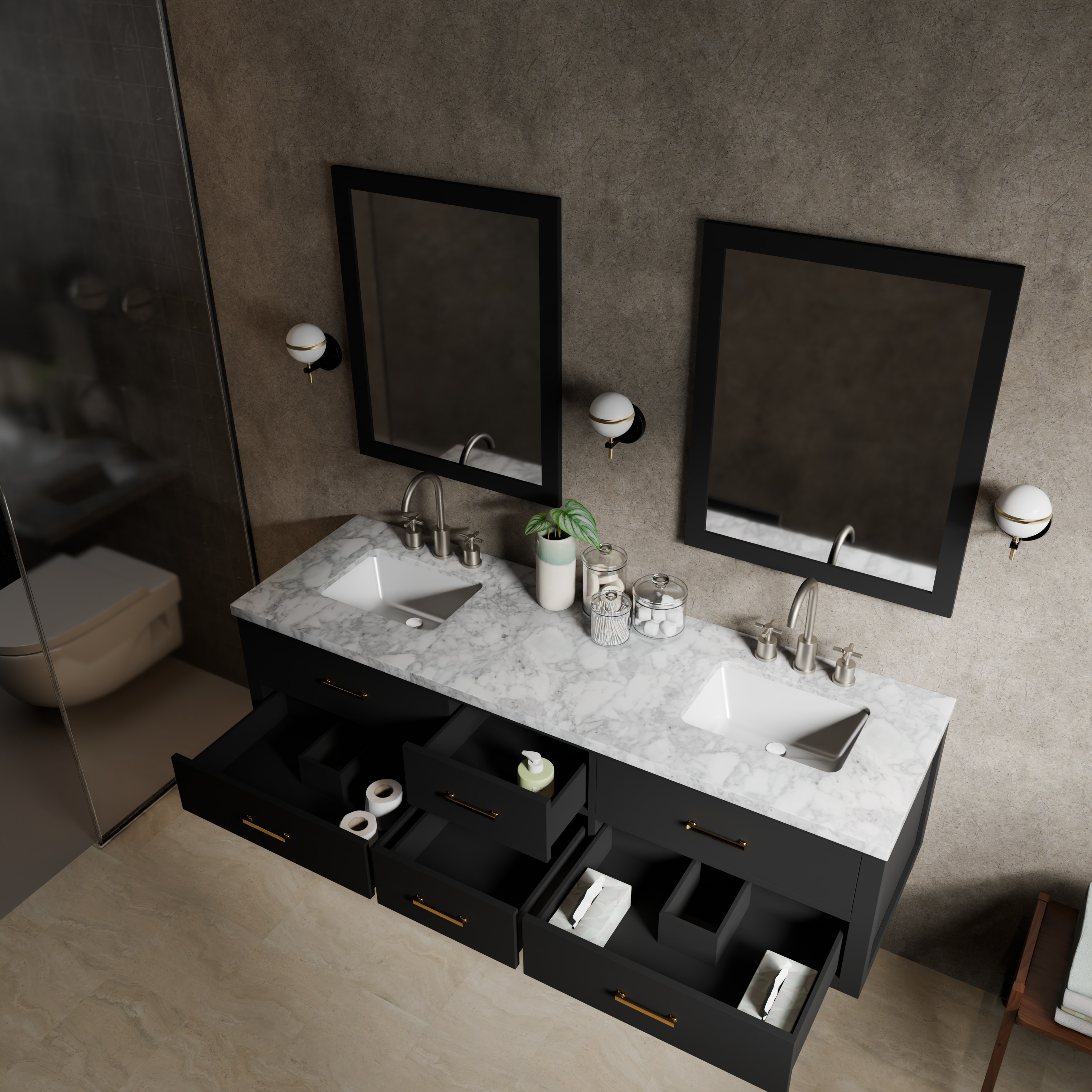 Lexora LVSO72DL100 Bath-Vanity-Combo - View #4
