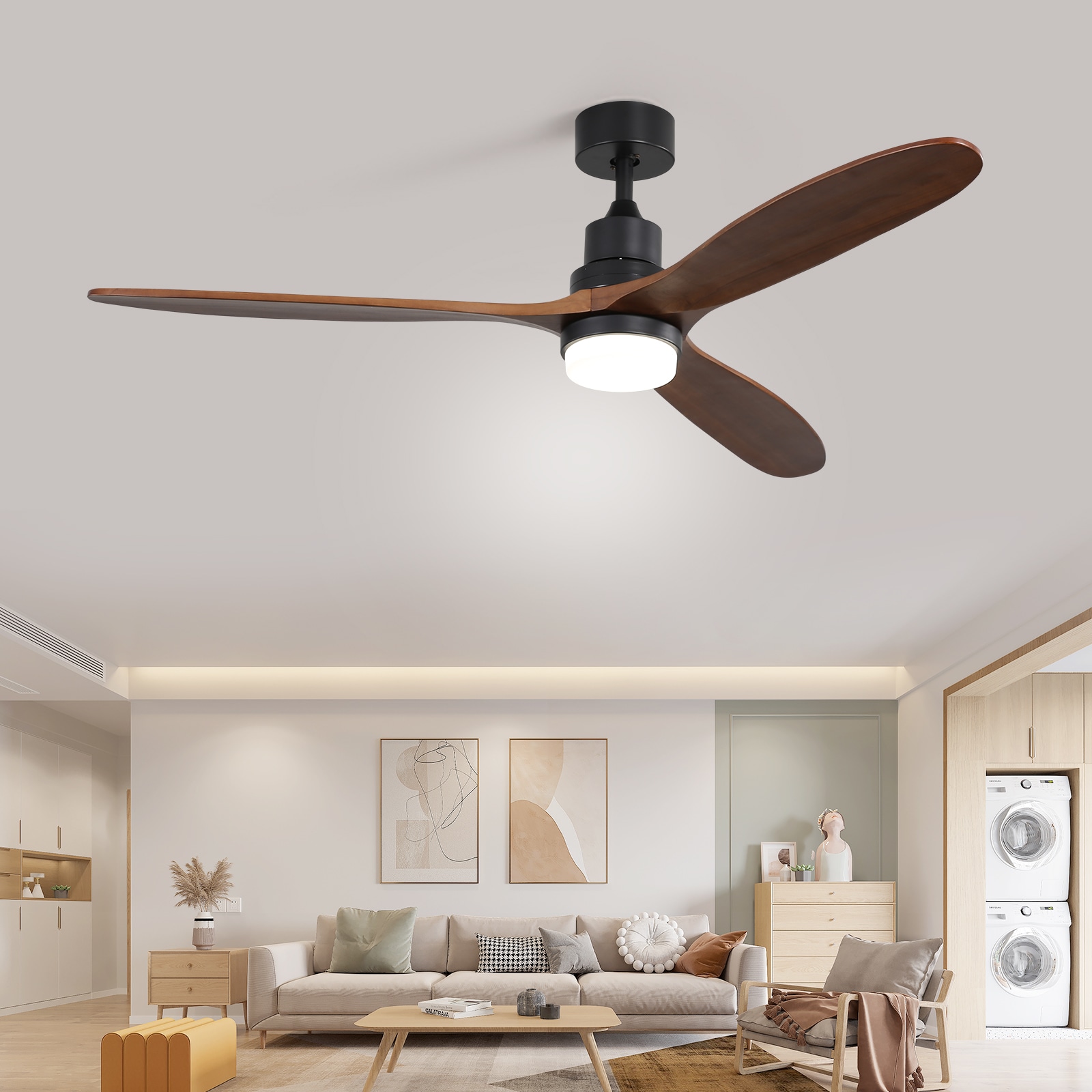 Sofucor LS-6003-BK-HTM-60-W Ceiling-Fans - View #2