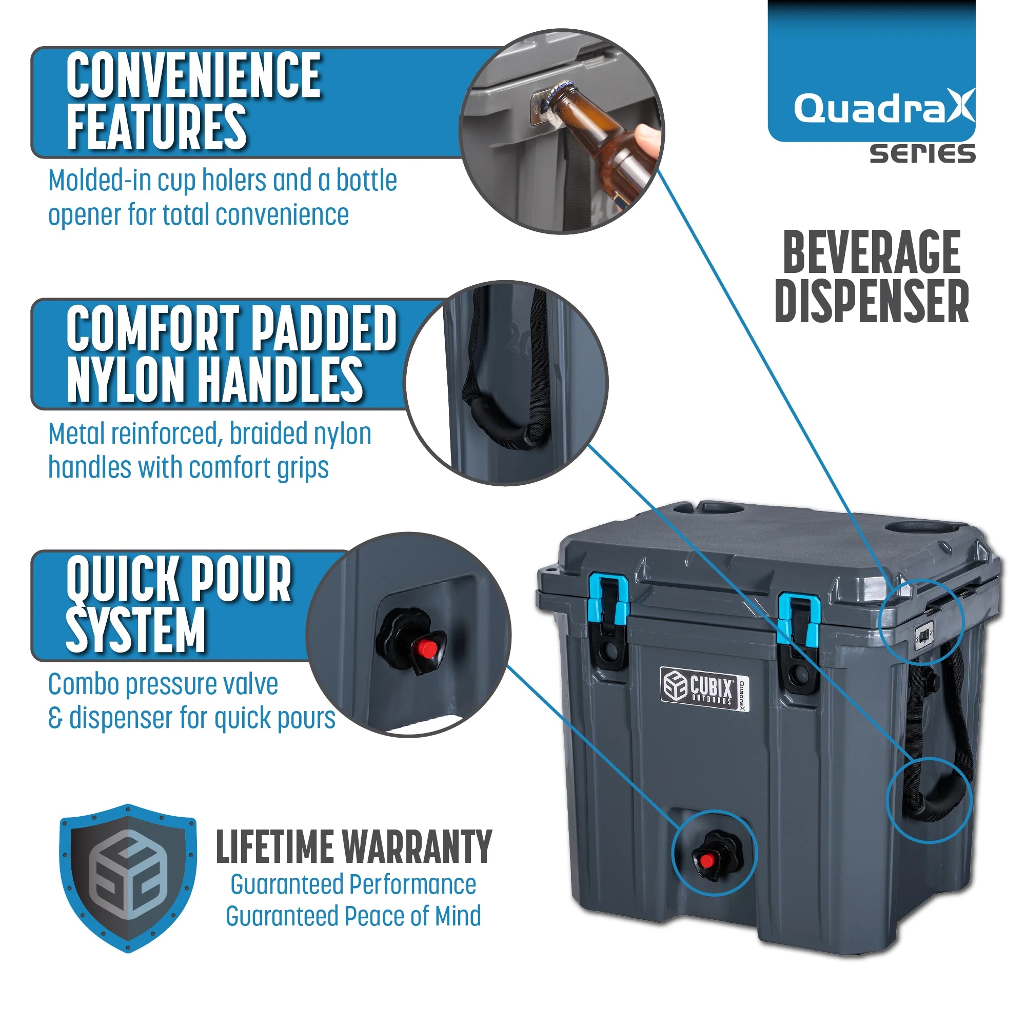Cubix Outdoors CC-5GAJUGHTRCAM Beverage-Coolers - View #5