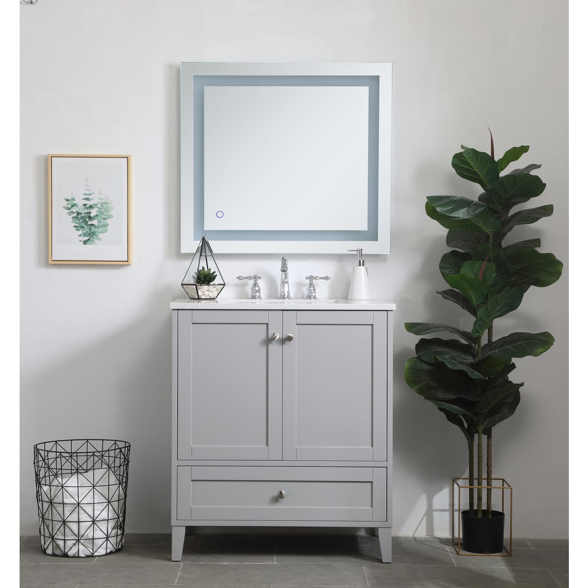 Simply Living Home SL54090GR Bath-Vanity-Combo - View #7