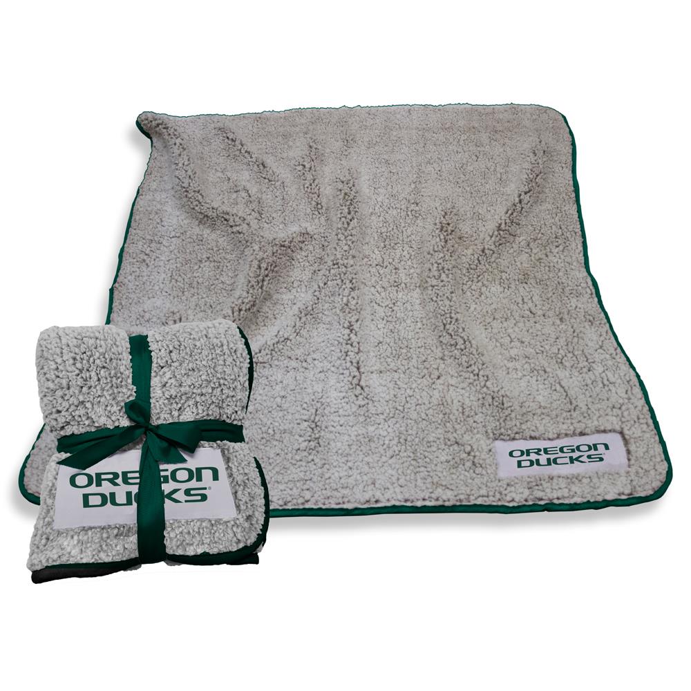 Logo Brands 194-25F-1 Oregon Ducks Oatmeal 50-in x 60-in Polyester Throw