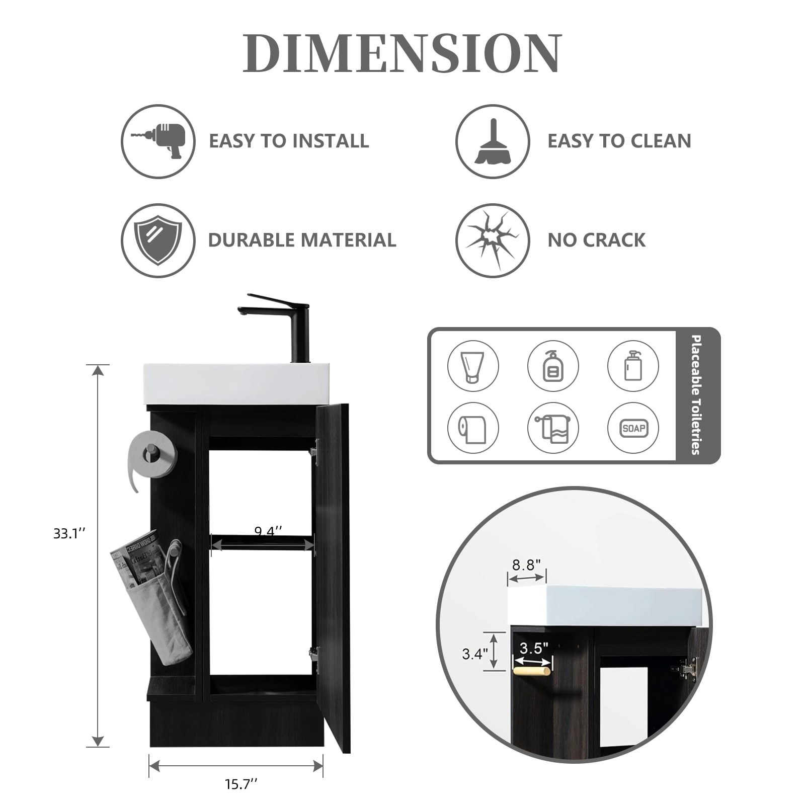 Tatayosi DJ-327619 Bath-Vanity-Combo - View #3
