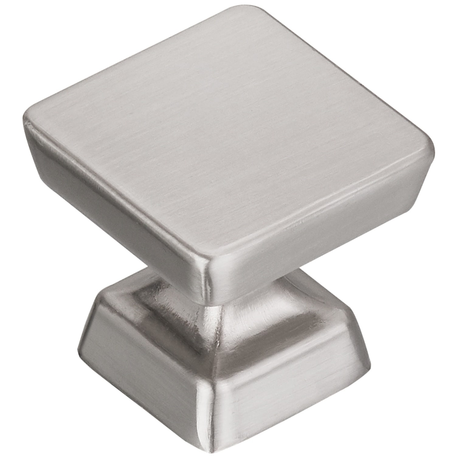 Utopia Alley HW404BN HW400XX 1-3/25-in Brushed Nickel Square Classic Cabinet Knob