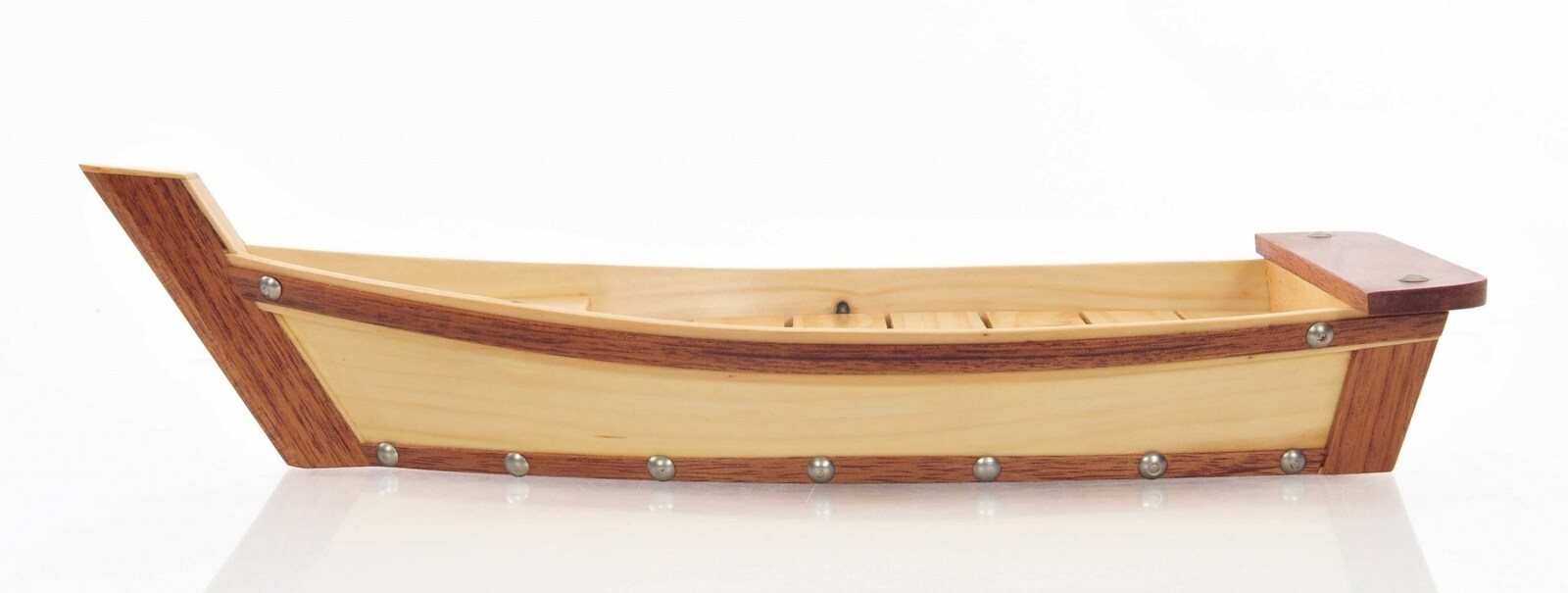 HomeRoots 4000364376 3.37-in x 6.25-in Wooden Rectangle Serving Tray