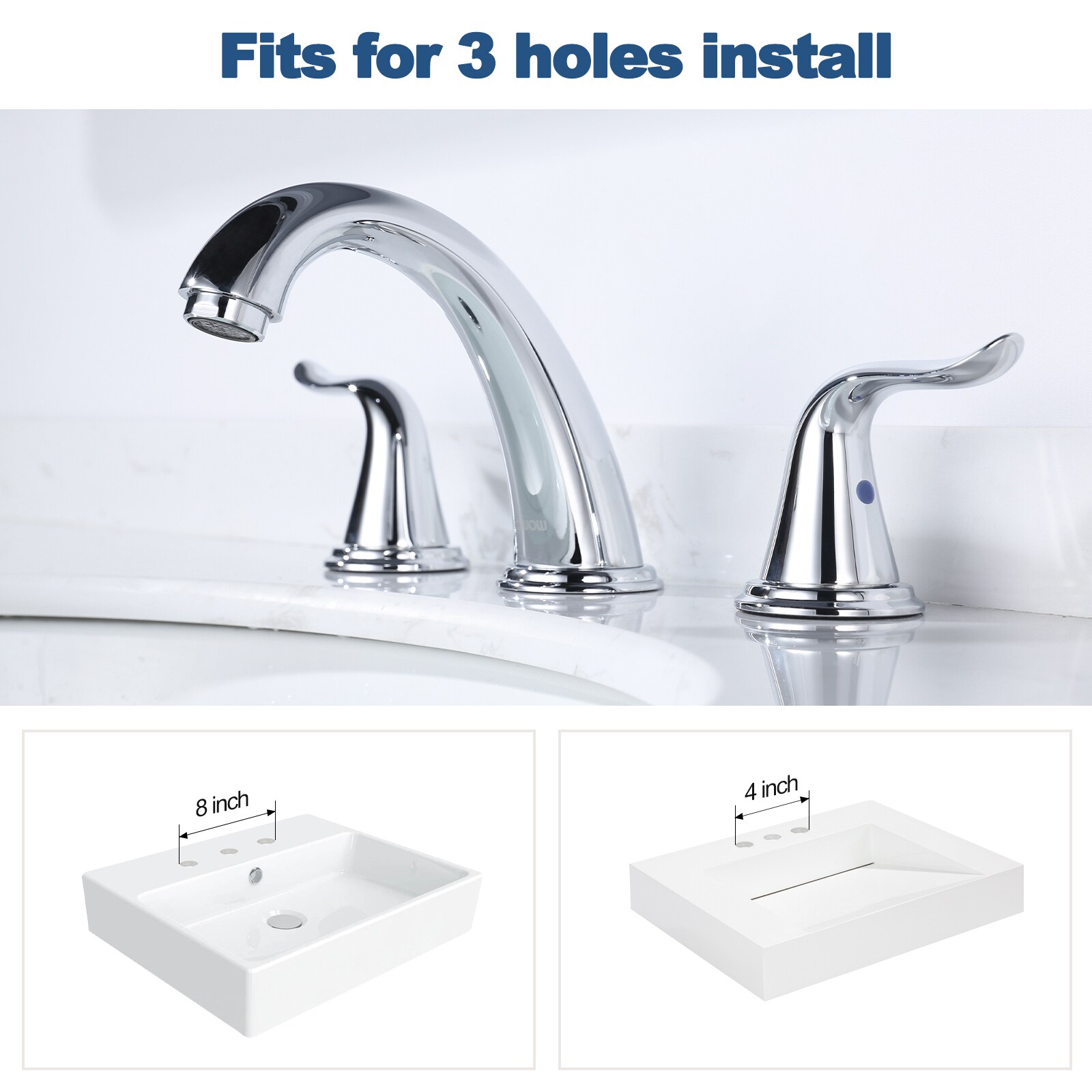 WOWOW 2321300C-LW Lavatory-Faucets - View #3