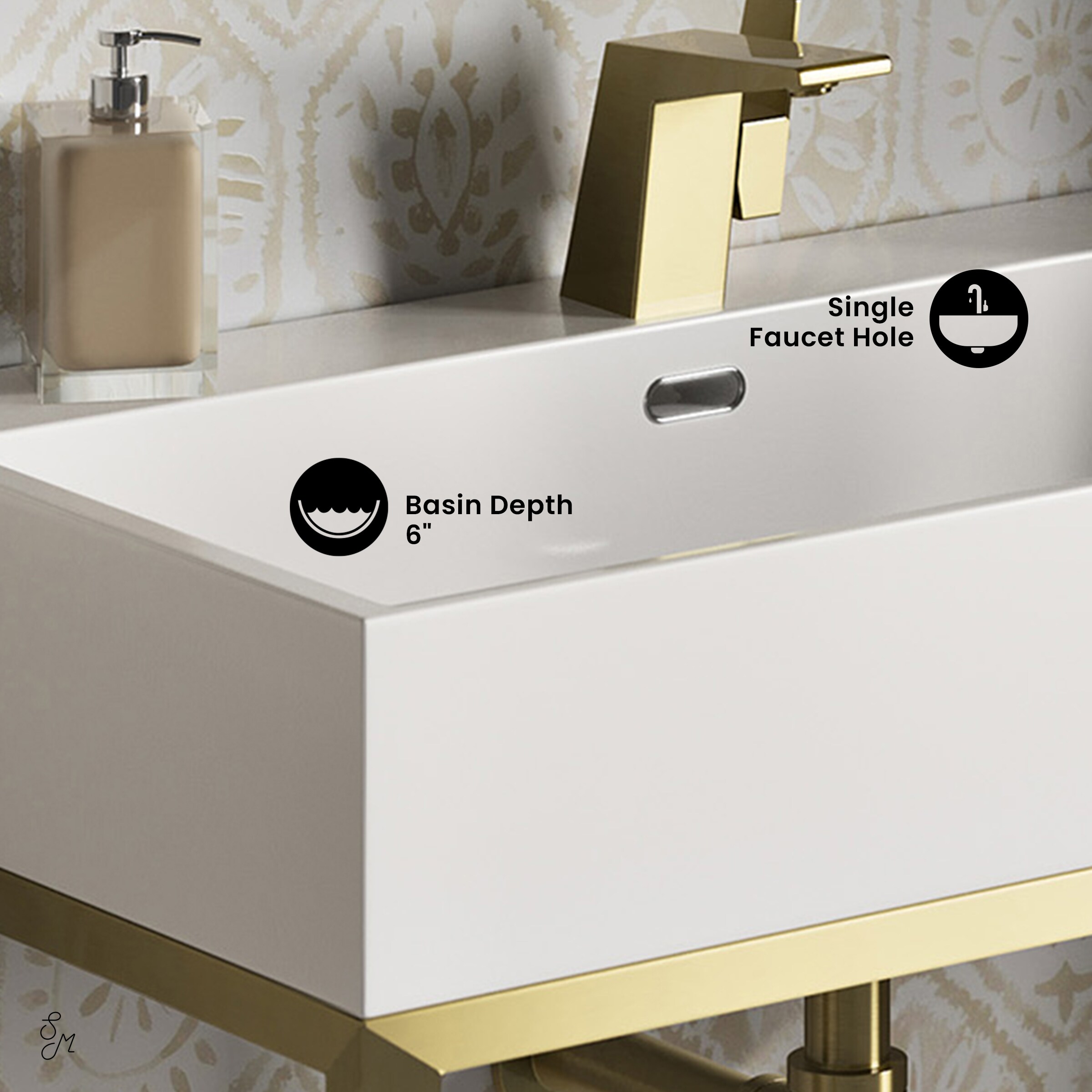 Swiss Madison SM-25-CSBAS12GD Console-Sinks - View #5