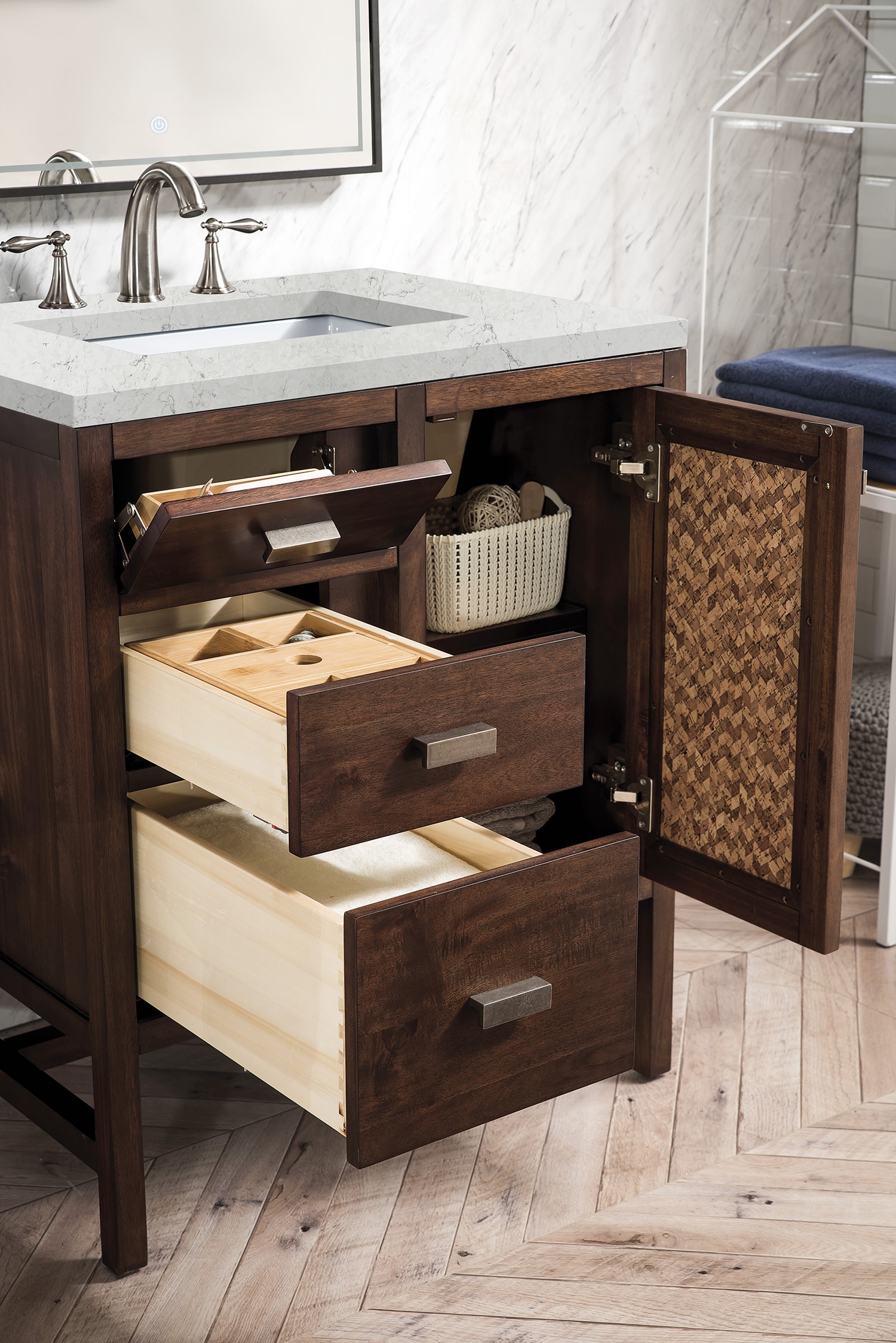 James Martin Vanities E444-V30-MCA-3EJP Bath-Vanity-Combo - View #3