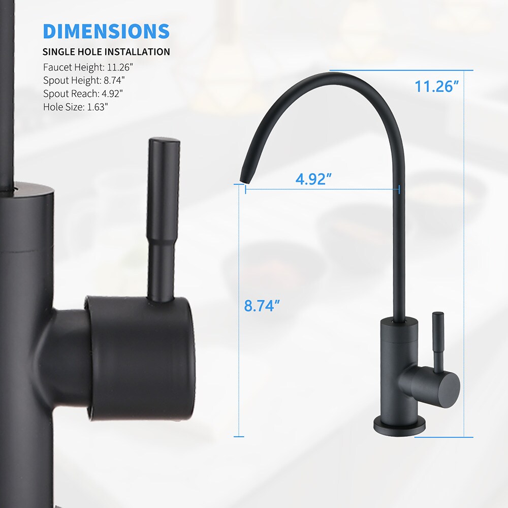 EQLOO C067410-MB Kitchen-Faucets - View #3