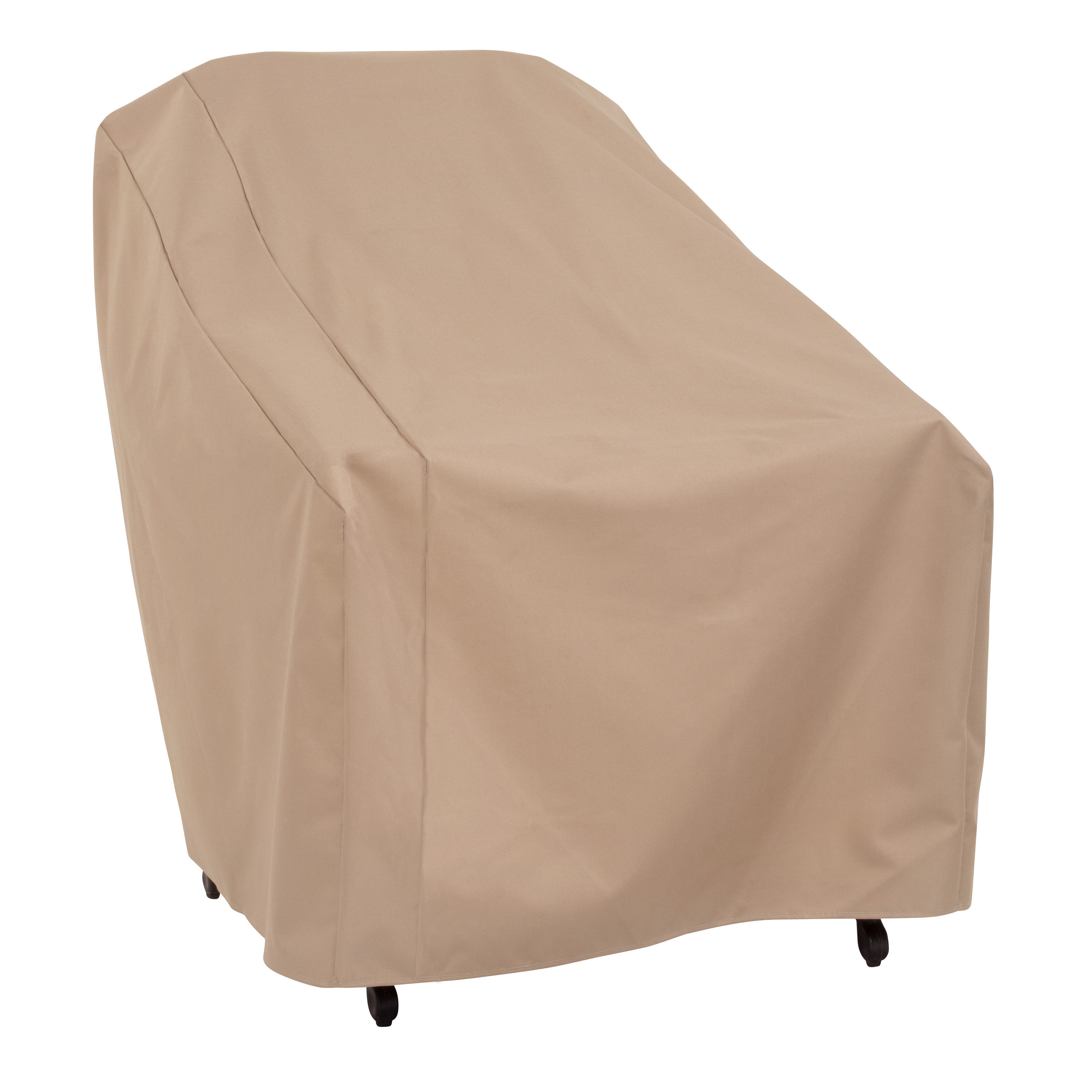 Vailge Waterproof Patio Chaise Lounge Cover 600D Heavy Duty Outdoor Lounge Chair Covers,UV Resistant Patio Furniture Covers,2 Pack-Large,Beige & Brown 