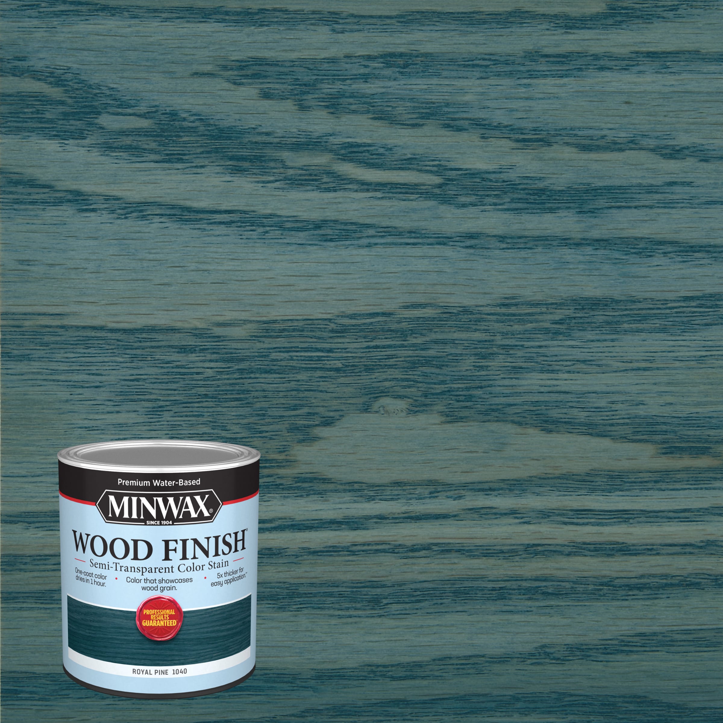 Minwax 104000000 Wood Finish Water-based Royal Pine Semi-transparent Interior Stain ( 1-quart )