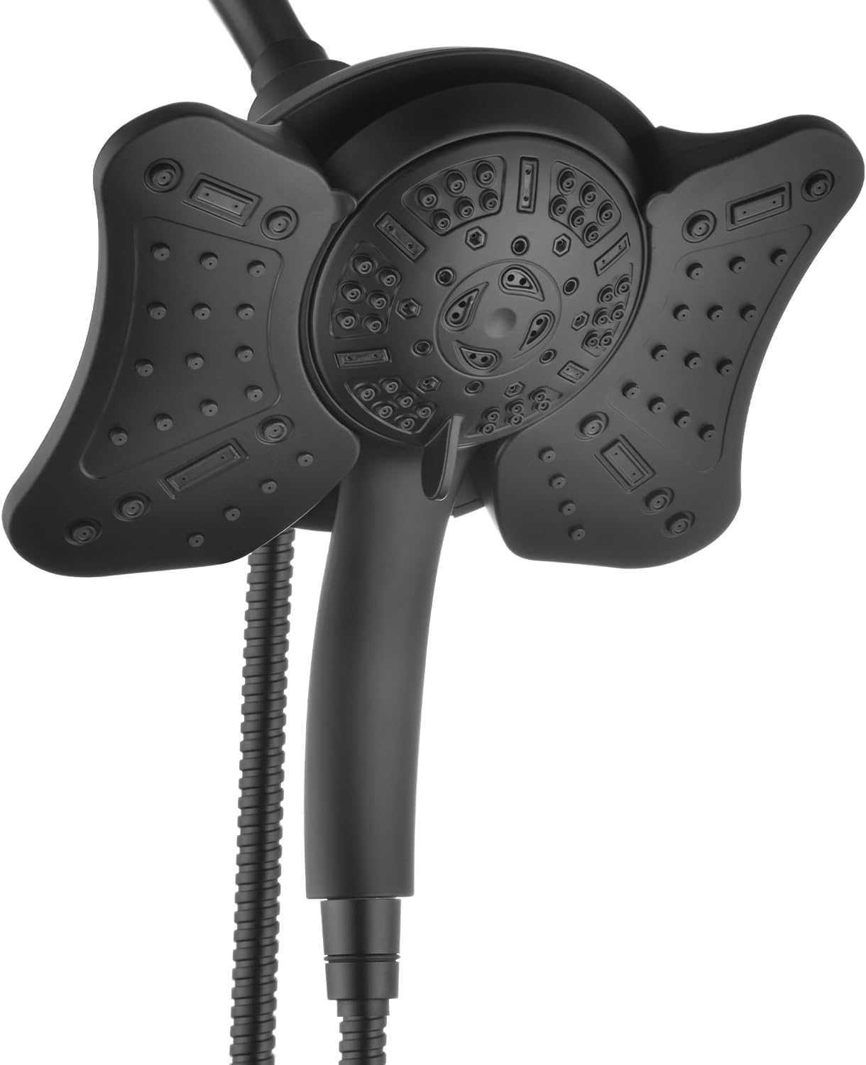 Blisstyle 450TTXE1 3 -Spray Gray 8-in Rectangle Handheld High Pressure Shower Head 1.8 GPM