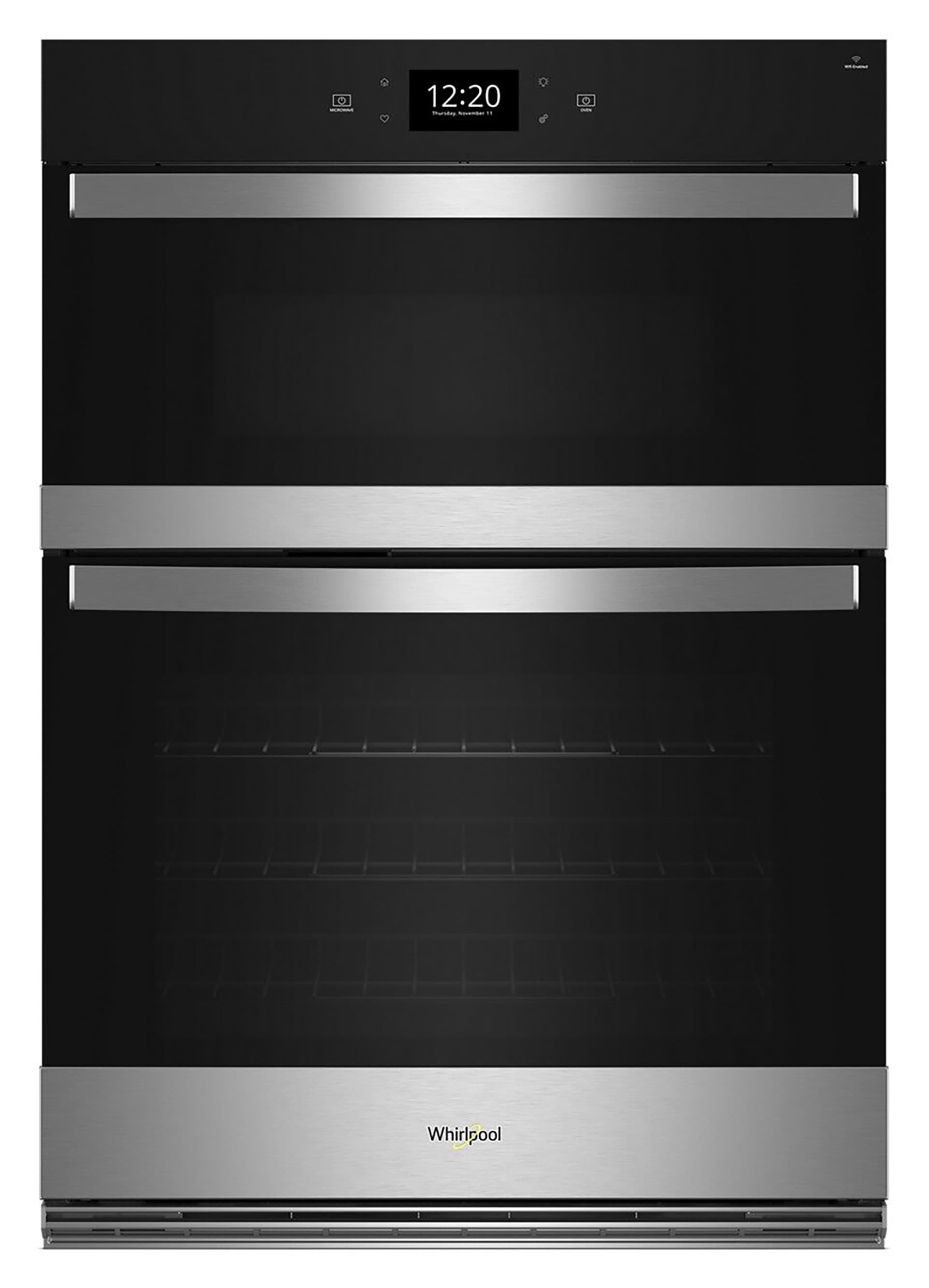 Whirlpool WOEC7030PZ 30 inch Self-cleaning Air Fry Smart Compatible Microwave Wall Oven Combo ( Fingerprint Resistant Stainless Steel )