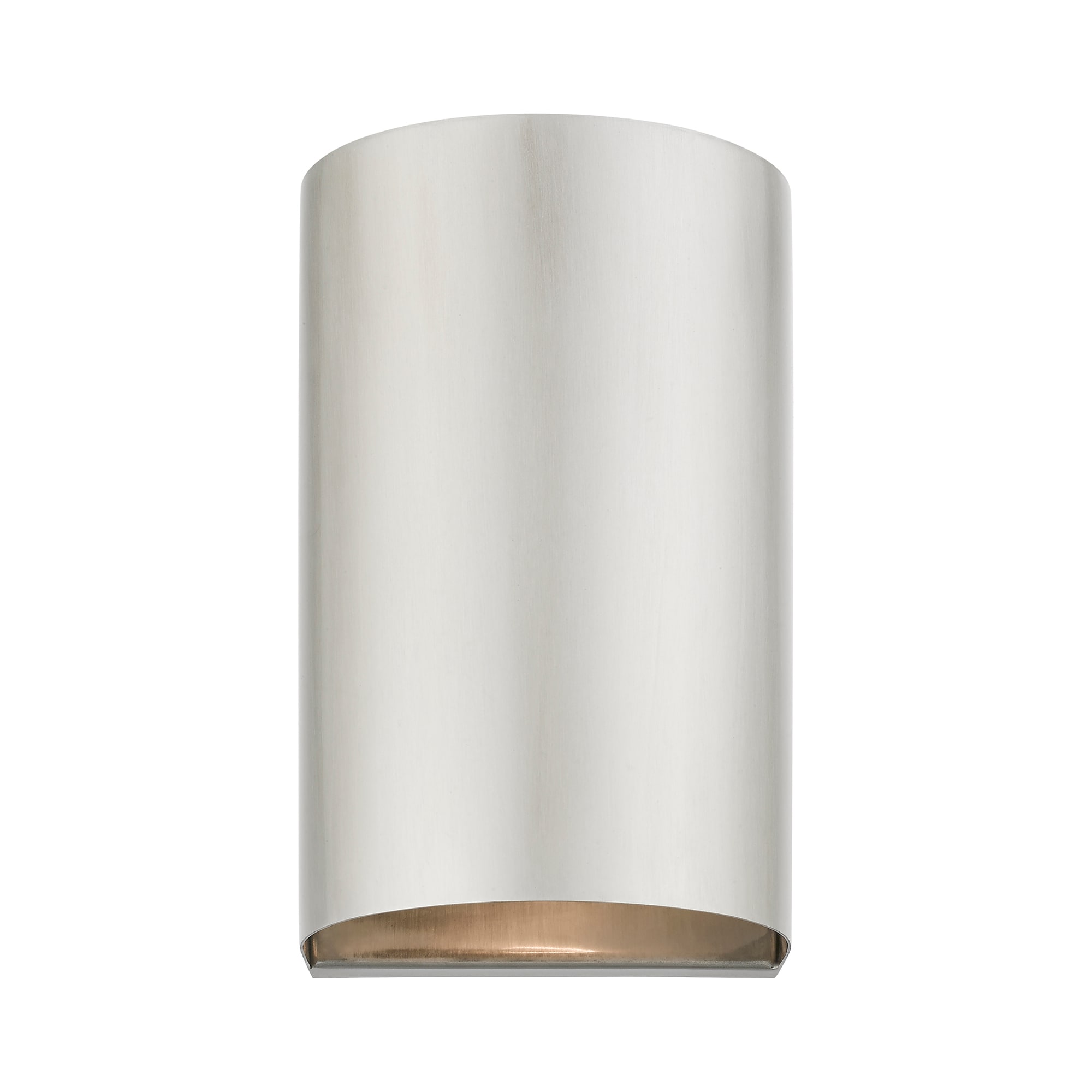 Brushed Nickel Dimmable Direct Wired Electric Sconce