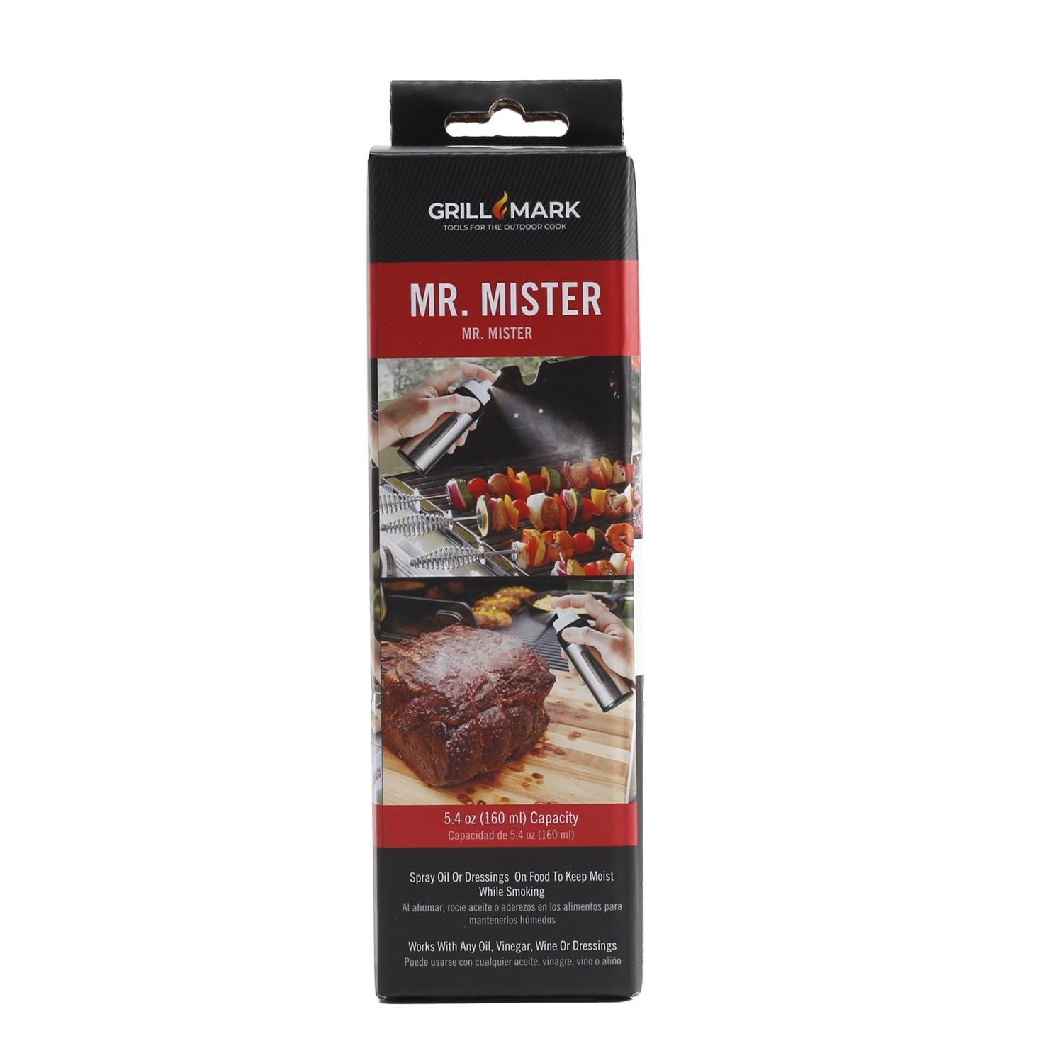 Grill Mark -  Stainless Steel Mr. Mister Spray Bottle 5.4 oz Capacity