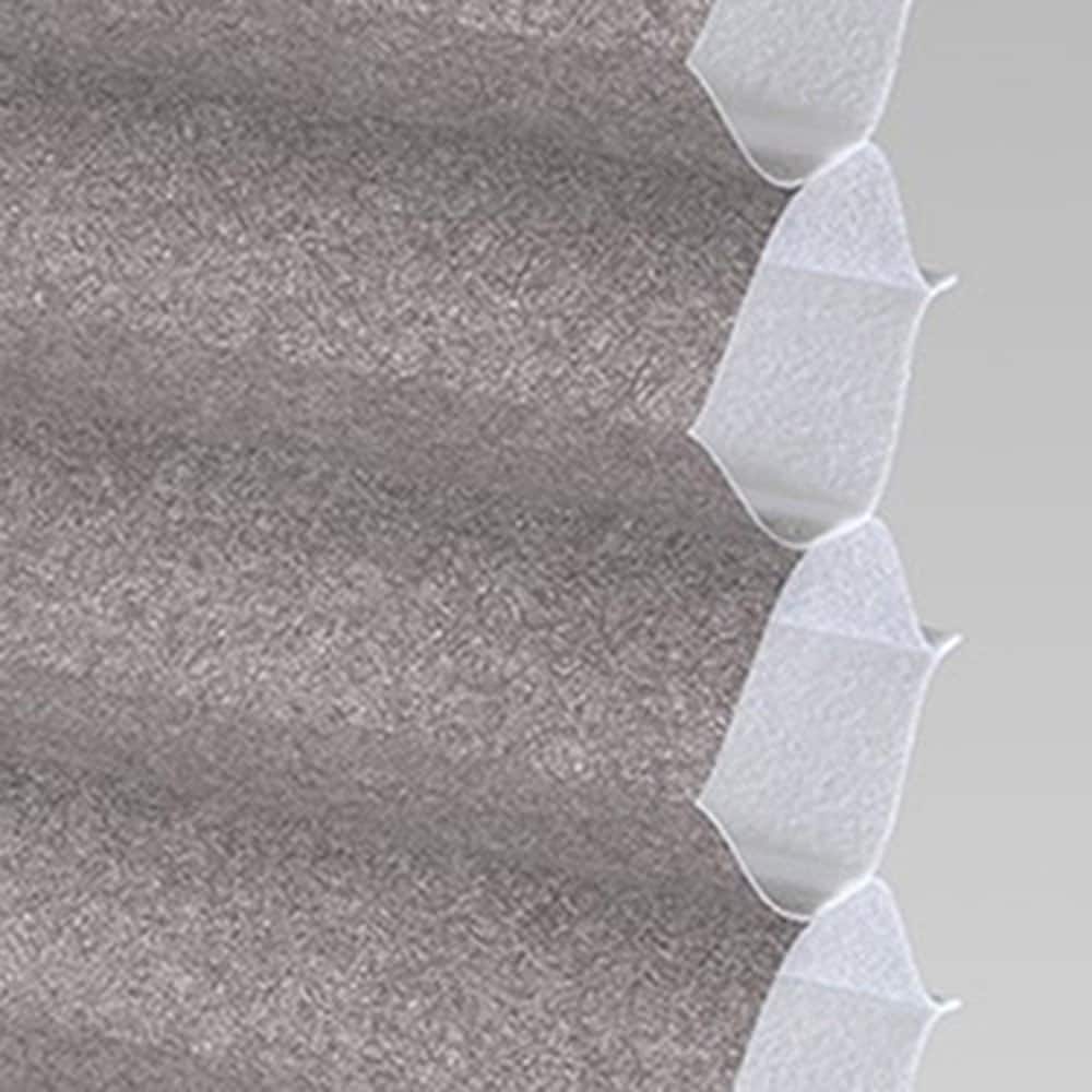 allen + roth 504599 Misty Opal Gray Light filtering Polyester Single Cellular shade swatch