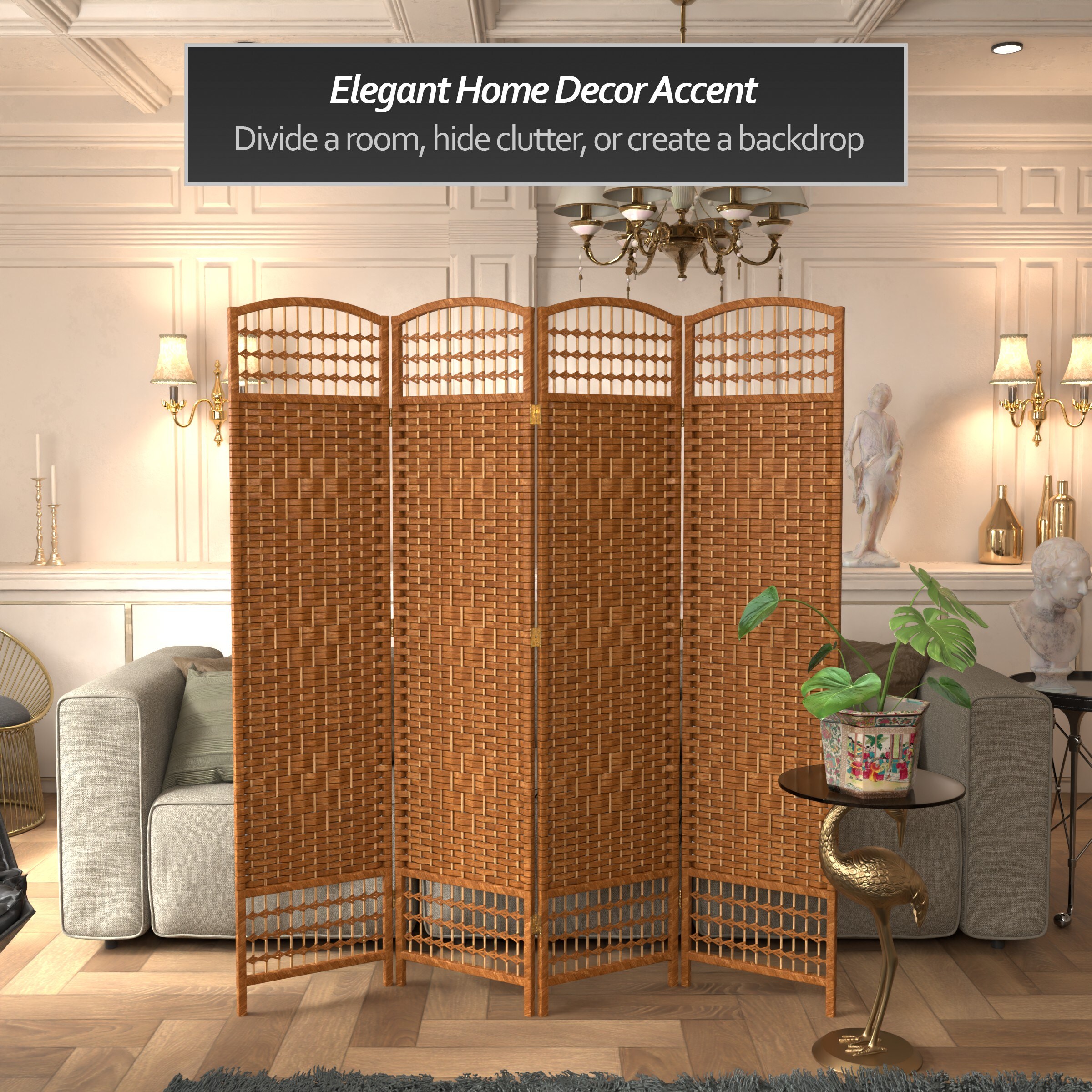 Red Lantern FB-DMND-DBG-4P Indoor-Privacy-Screens - View #2