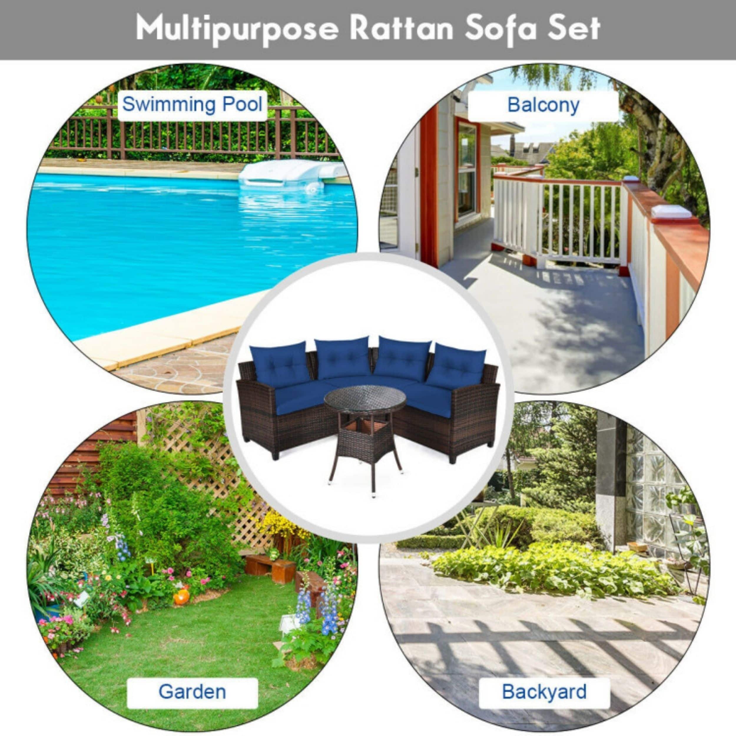 WELLFOR ZNGOT23GR+ Patio-Sofas-Daybeds - View #5
