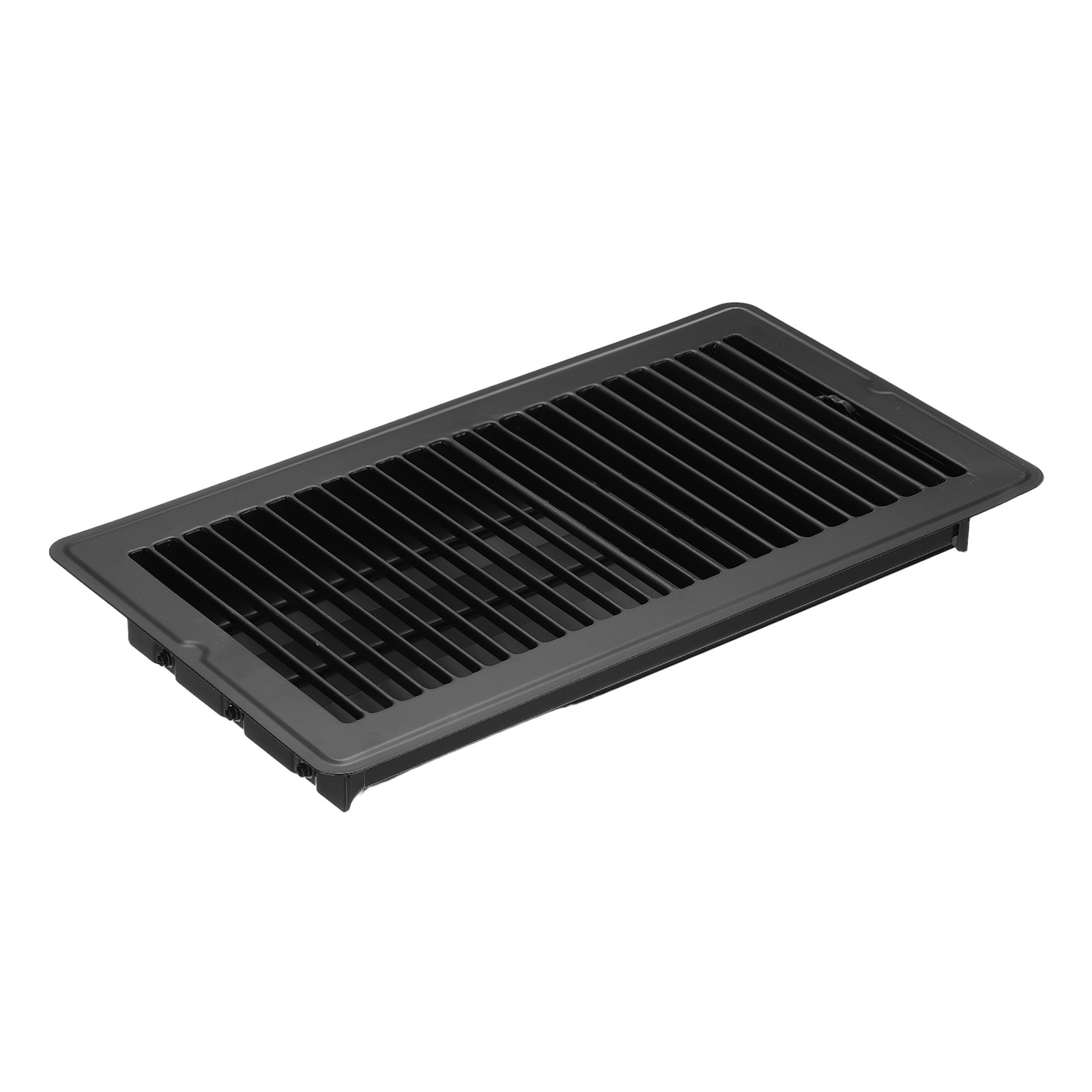 PATIKIL 12x6 Inch Floor Register Heavy Duty Air Vent Cover Steel Adjustable Decor Vents Easy Adjust Floor Grates for Sidewall Home Office Black #S25112600UX1861