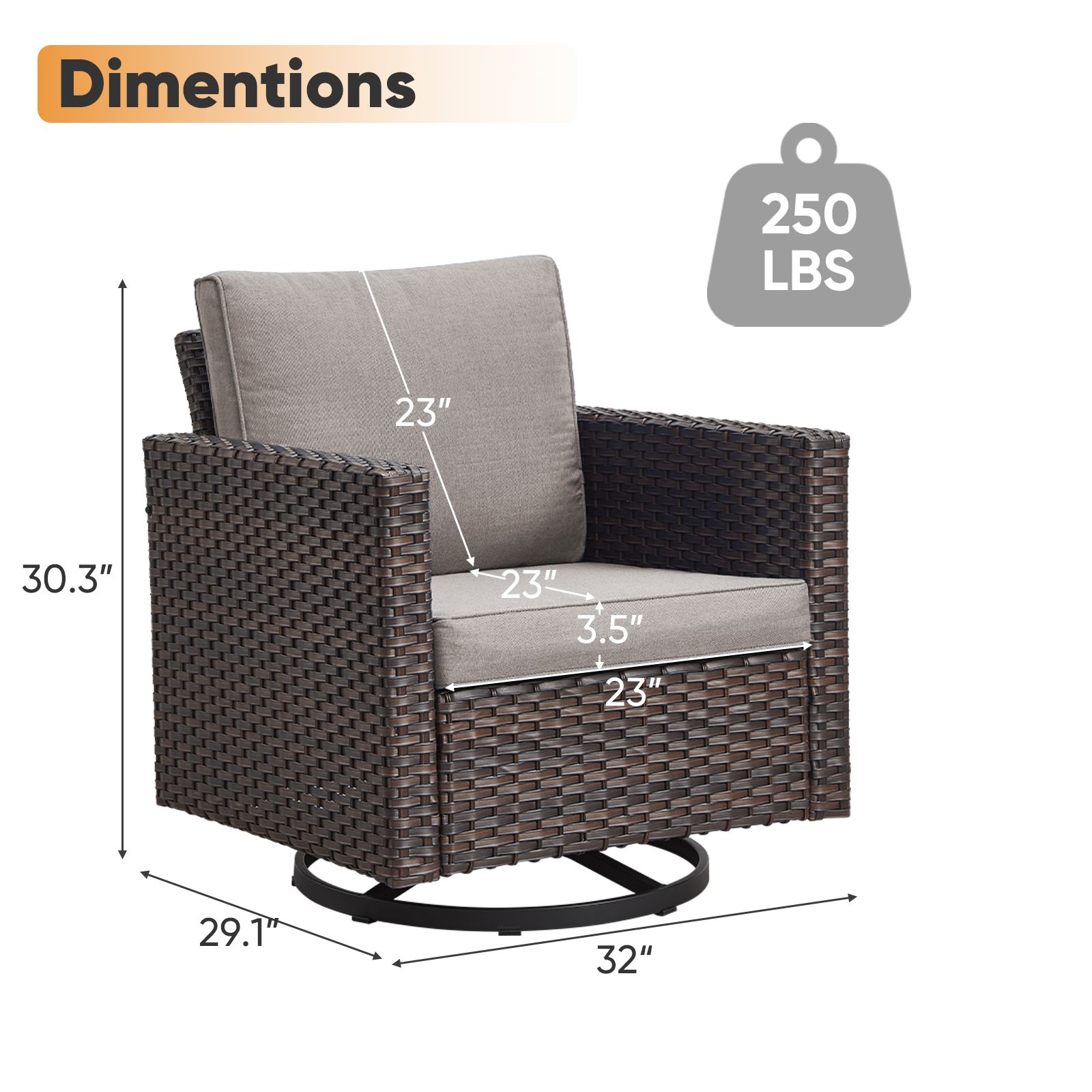  PA122-3 Patio-Chairs - View #8