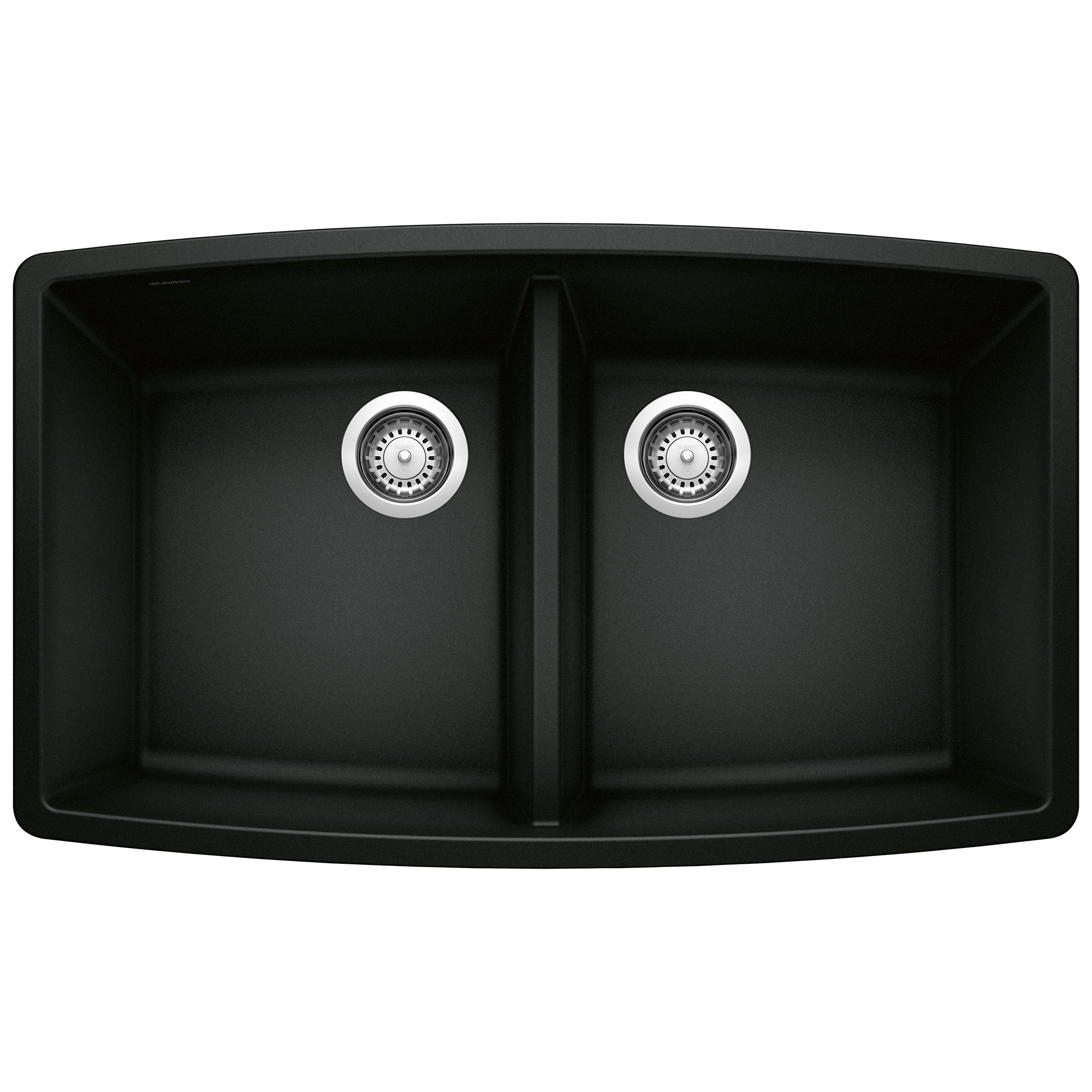 BLANCO 442937 Performa Silgranit Undermount 33-in x 20-in Granite Double equal bowl Kitchen Sink