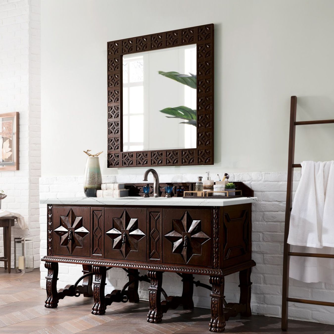 James Martin Vanities 150-M37-ANW Framed-Bath-Mirrors - View #5
