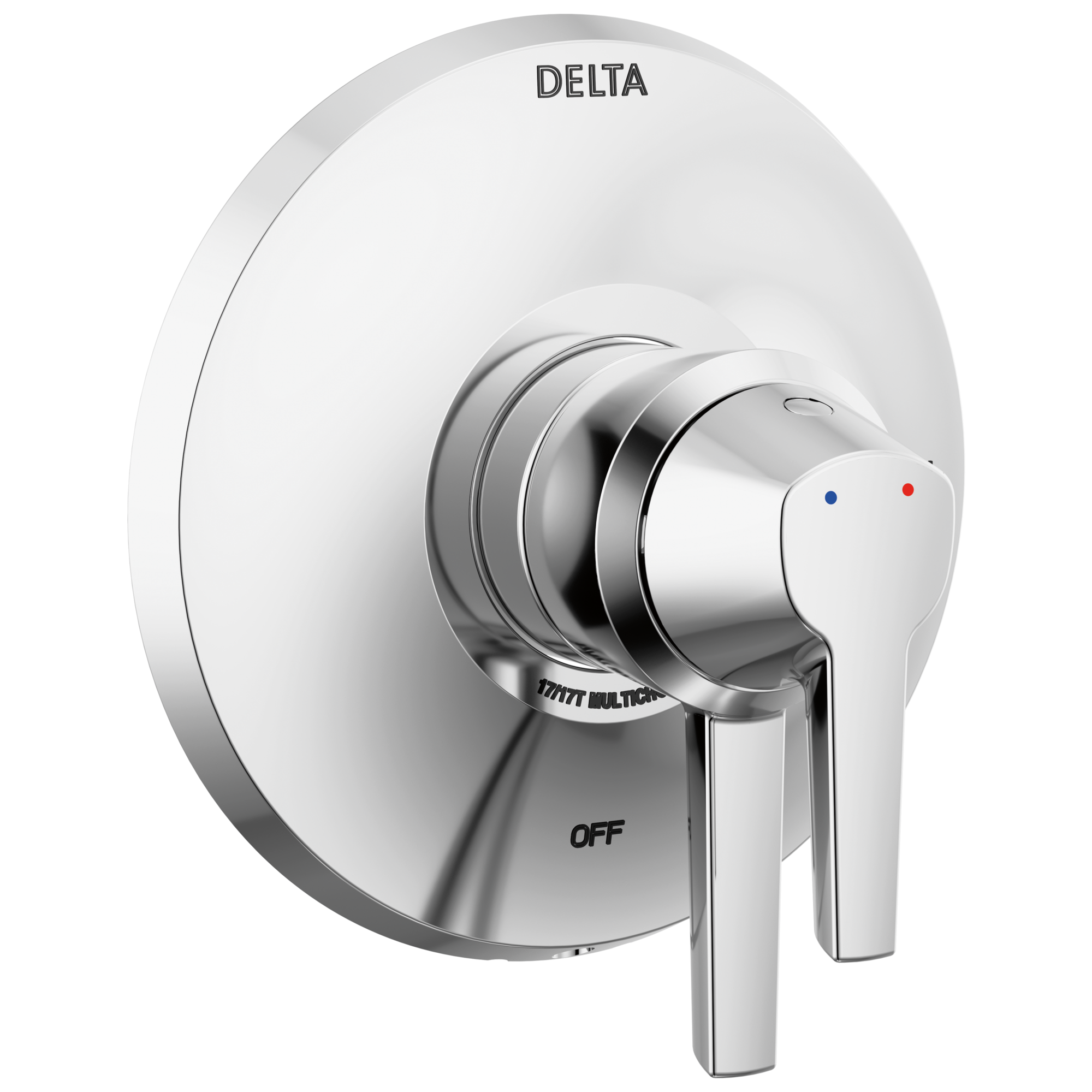 Delta Galeon Lumicoat Chrome 3.9375-in Bathtub/Shower Diverter (0.5-in ...