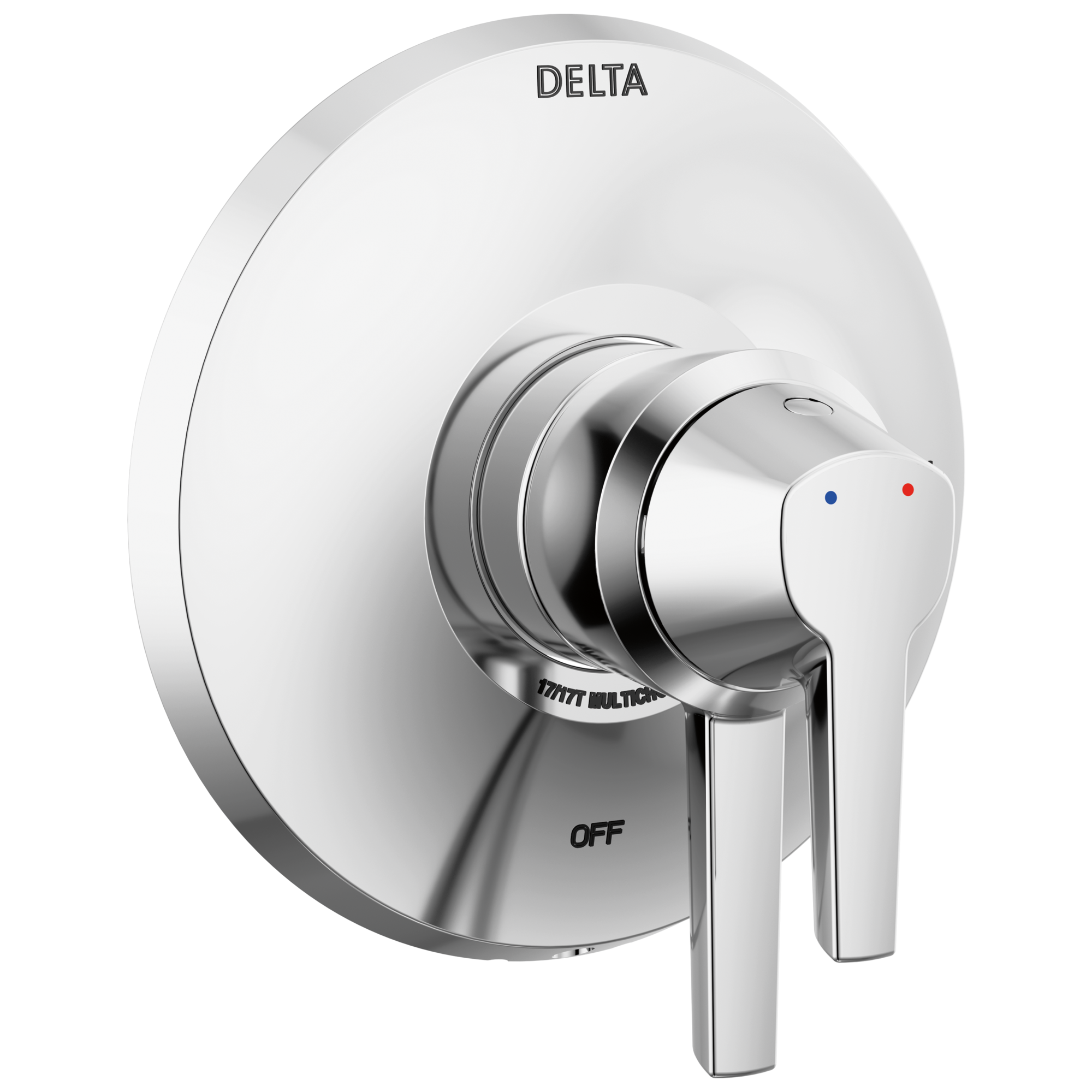 Delta T17072-PR Galeon Lumicoat Chrome 3.9375-Inches Universal Bathtub/Shower Diverter 0.5-Inches -ID