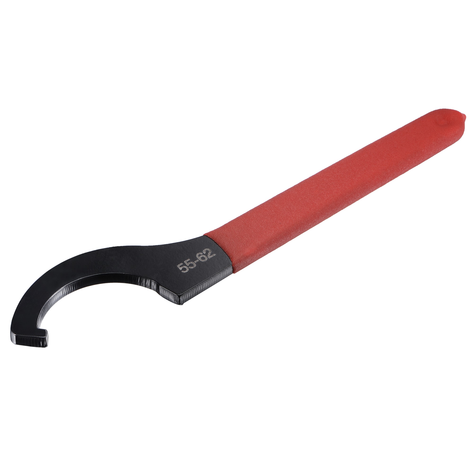 Unique Bargains C Hook Spanner Wrench Collet Chuck for 55-62mm Round Nut with Red Non-slip Handle #S26031300UX4503