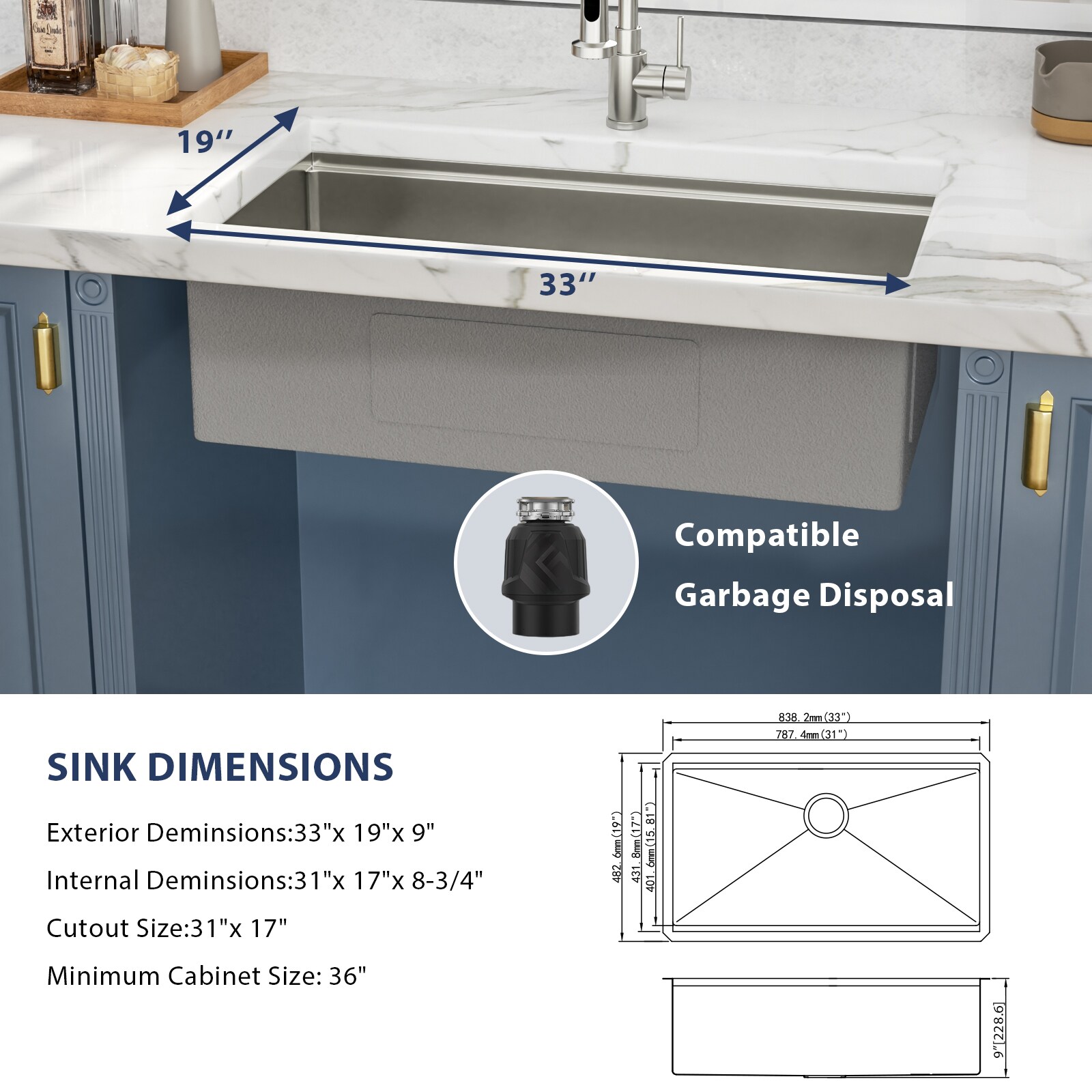 Lordear LD-LUS2719A1 Kitchen-Sinks - View #10